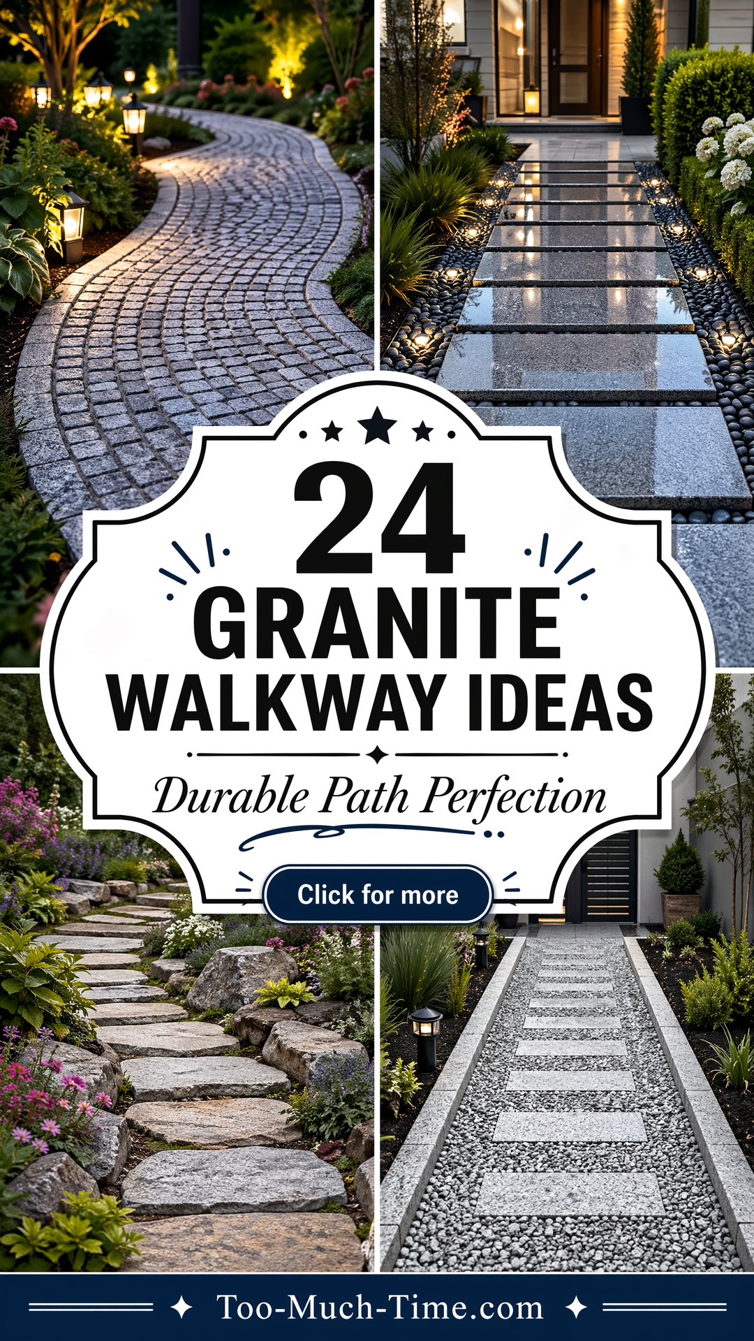 24 Granite Walkway Ideas for Durable Paths and Safety - 24 Granite Walkway Ideas for Durable Paths and Safety