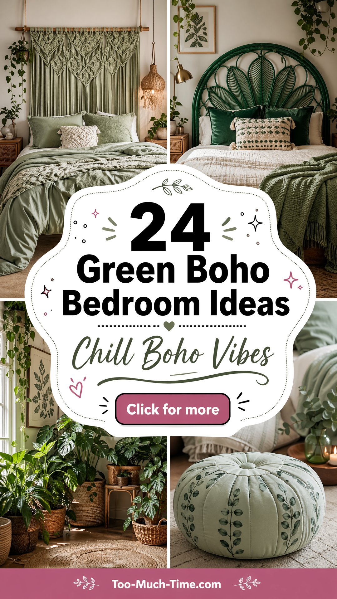 24 Green Boho Bedroom Ideas for a Trendy Cozy Vibe - 24 Green Boho Bedroom Ideas for a Trendy, Cozy Vibe