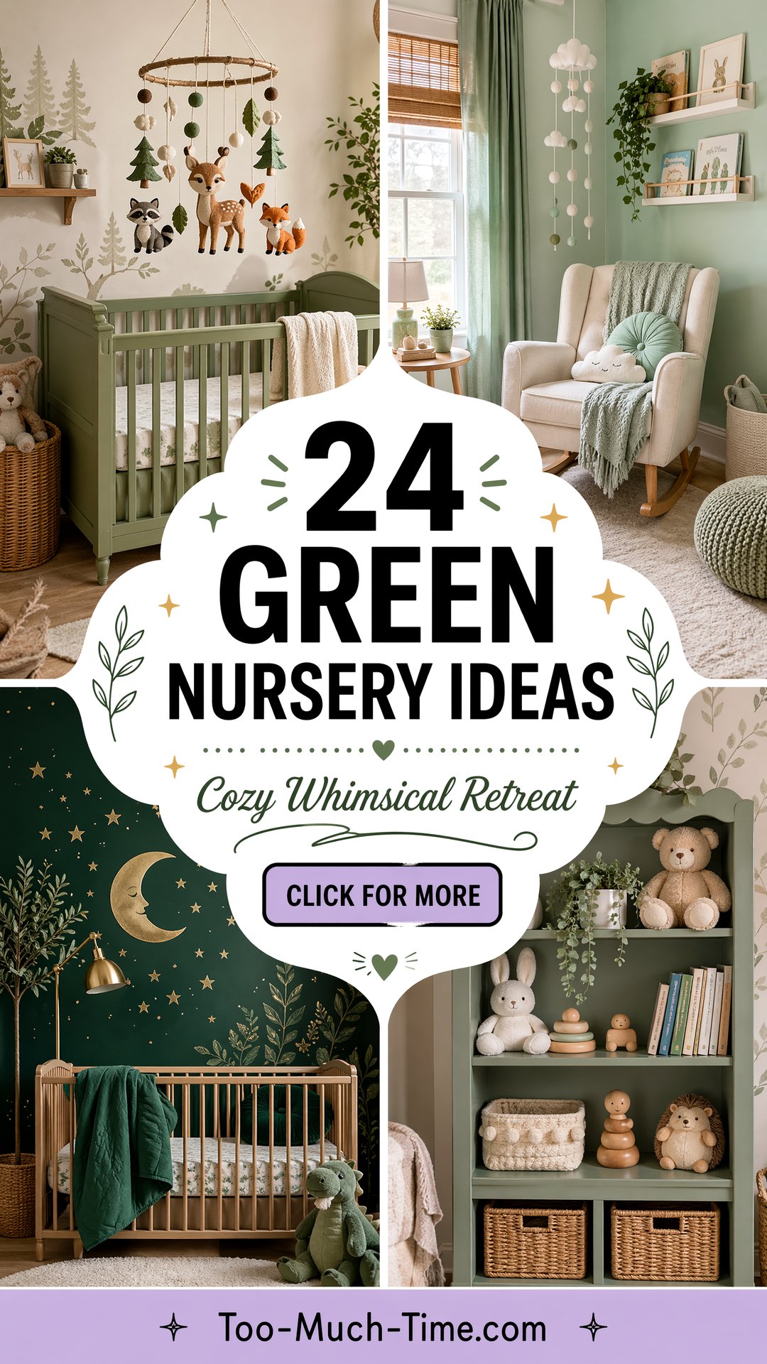 24 Green Nursery Ideas for a Cozy Whimsical Space - 24 Green Nursery Ideas for a Cozy, Whimsical Space