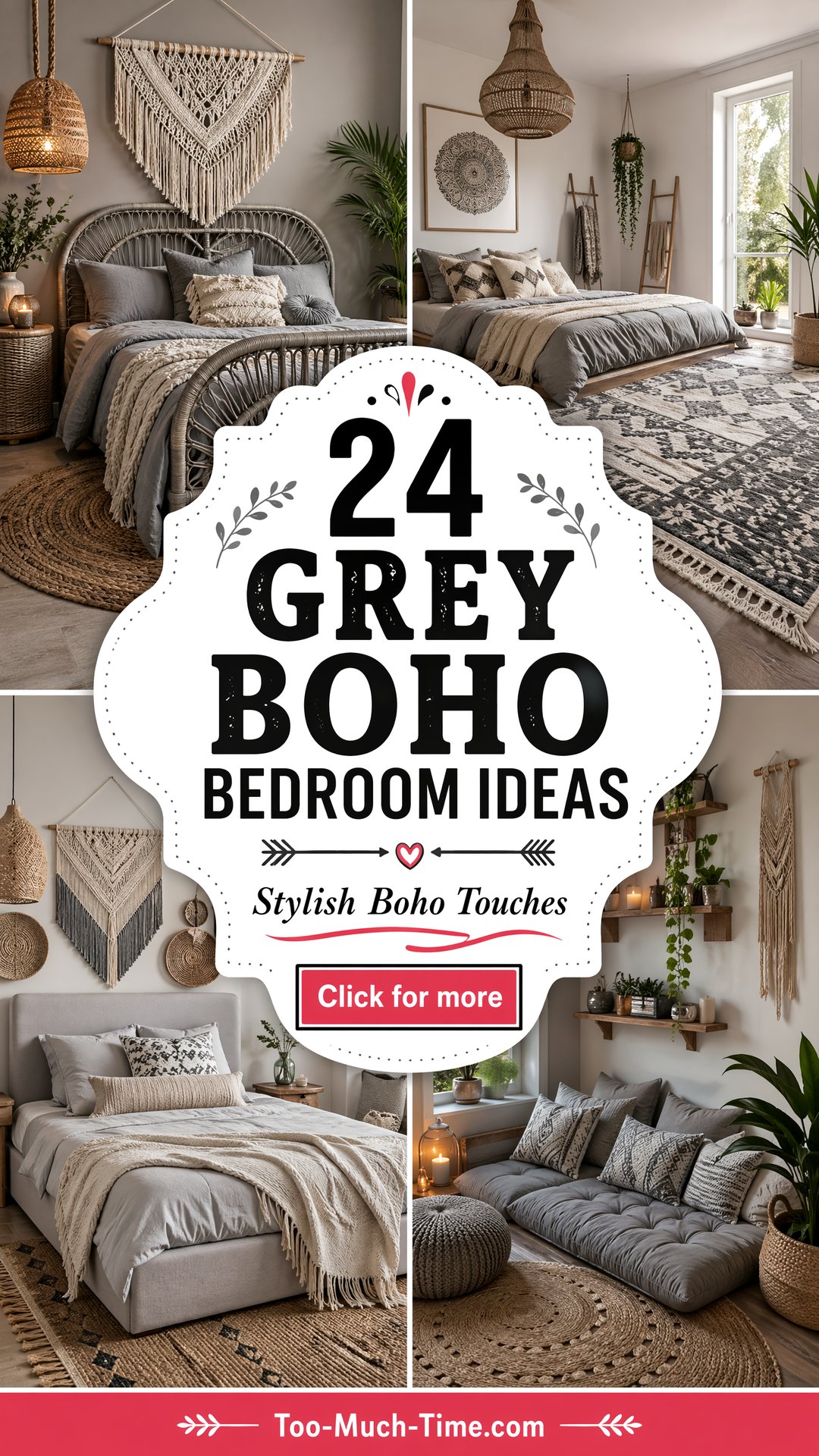 24 Grey Boho Bedroom Ideas Stylish Boho Touches Now - 24 Grey Boho Bedroom Ideas: Stylish Boho Touches Now