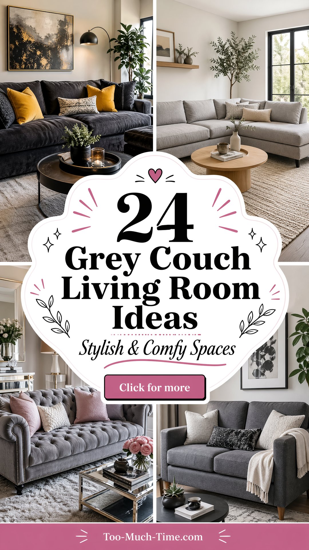 24 Grey Couch Living Room Ideas Stylish Comfy Setups - 24 Grey Couch Living Room Ideas: Stylish, Comfy Setups