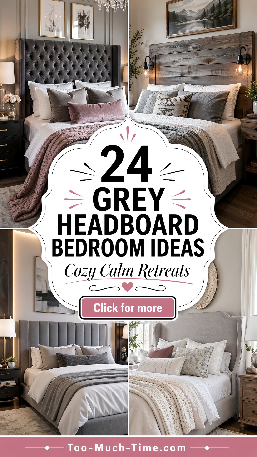 24 Grey Headboard Bedroom Ideas Cozy Calm Retreats - 24 Grey Headboard Bedroom Ideas: Cozy, Calm Retreats