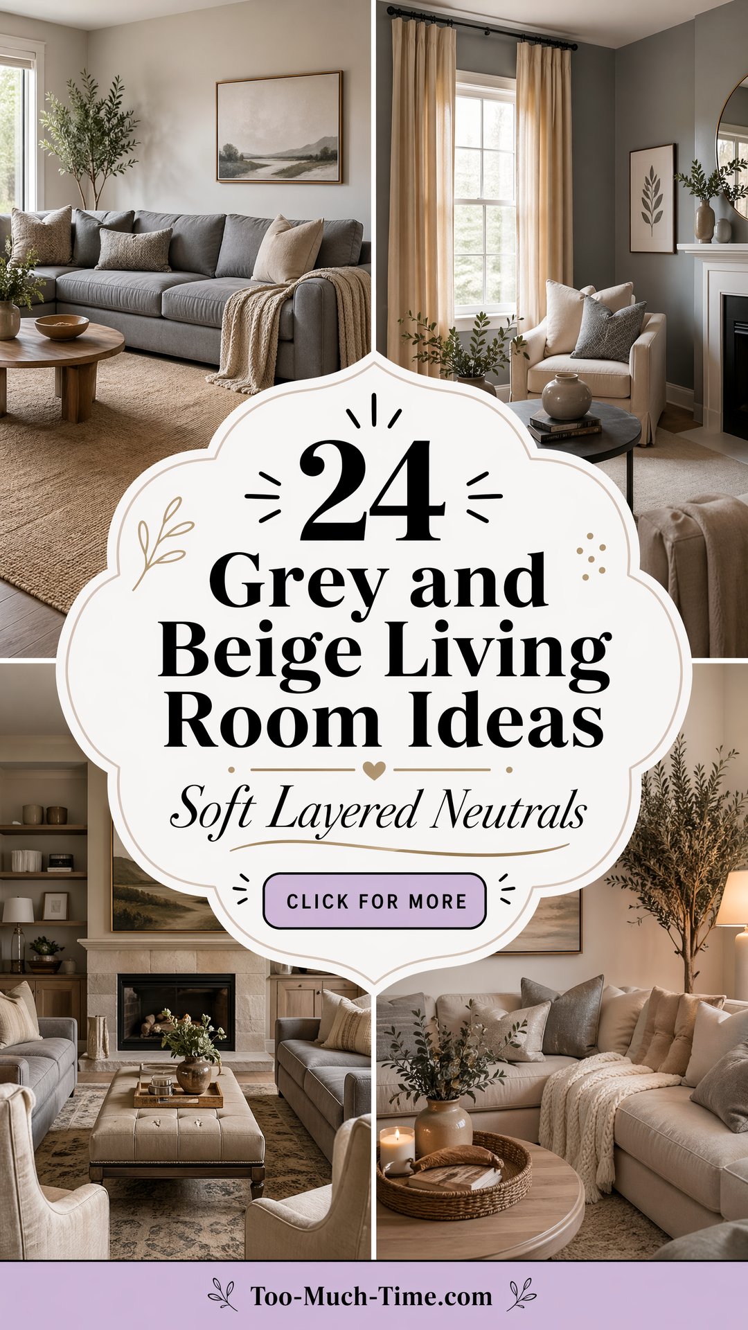 24 Grey and Beige Living Room Ideas Soft Layered Neutrals - 24 Grey and Beige Living Room Ideas: Soft, Layered Neutrals