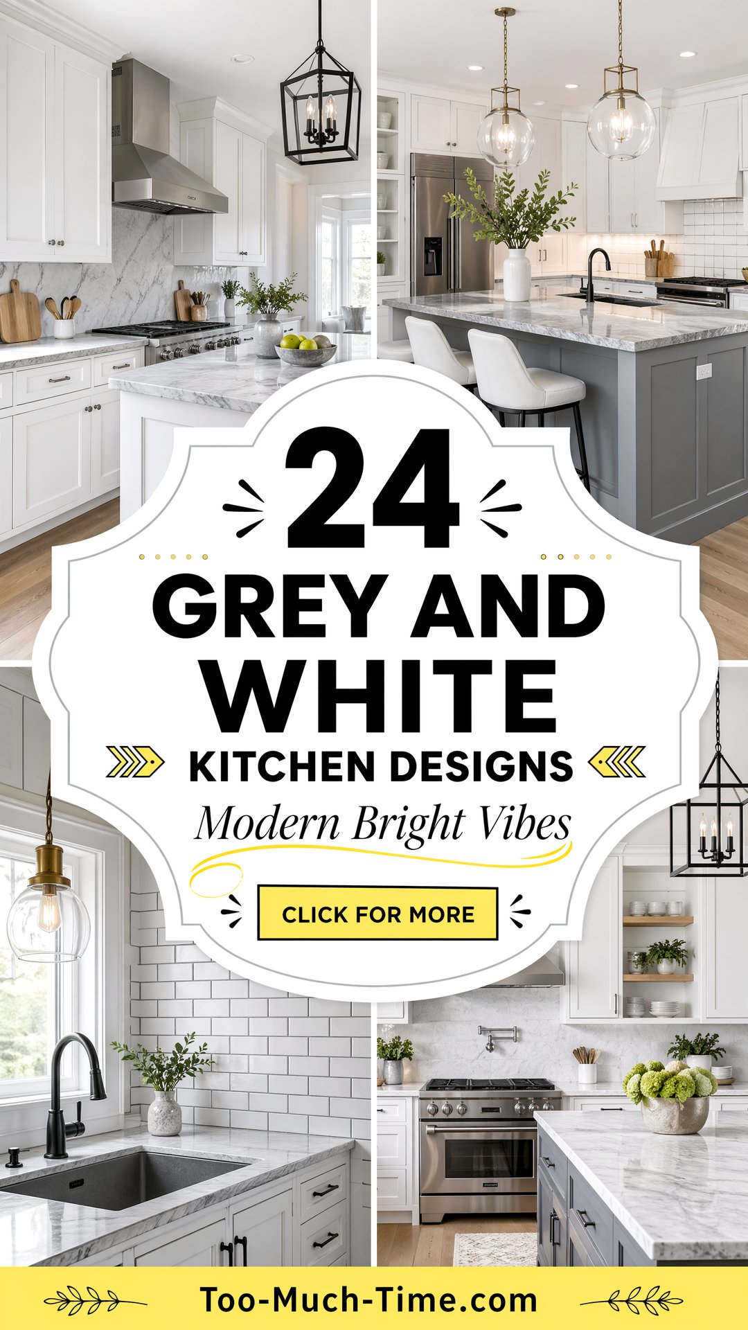 24 Grey and White Kitchen Designs Modern Bright Vibes - 24 Grey and White Kitchen Designs: Modern, Bright Vibes