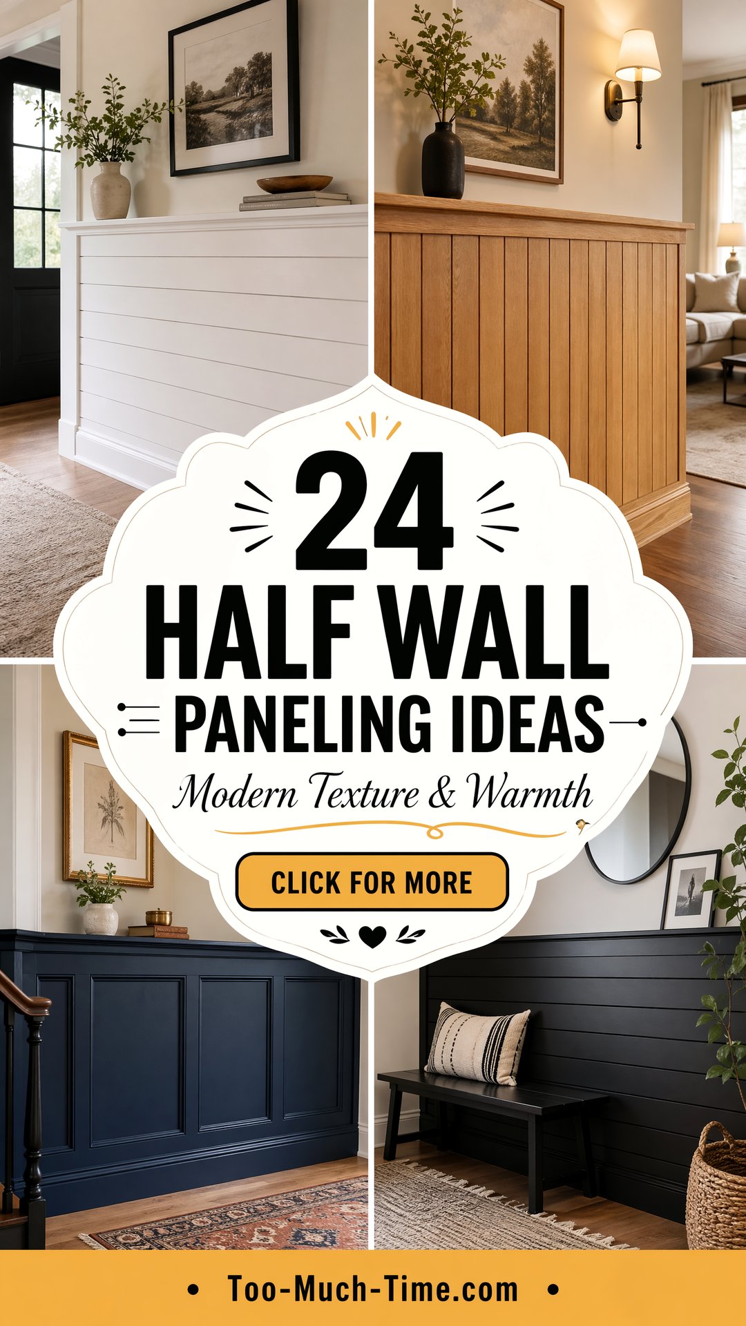 24 Half Wall Paneling Ideas Modern Texture and Warmth - 24 Half Wall Paneling Ideas: Modern Texture and Warmth