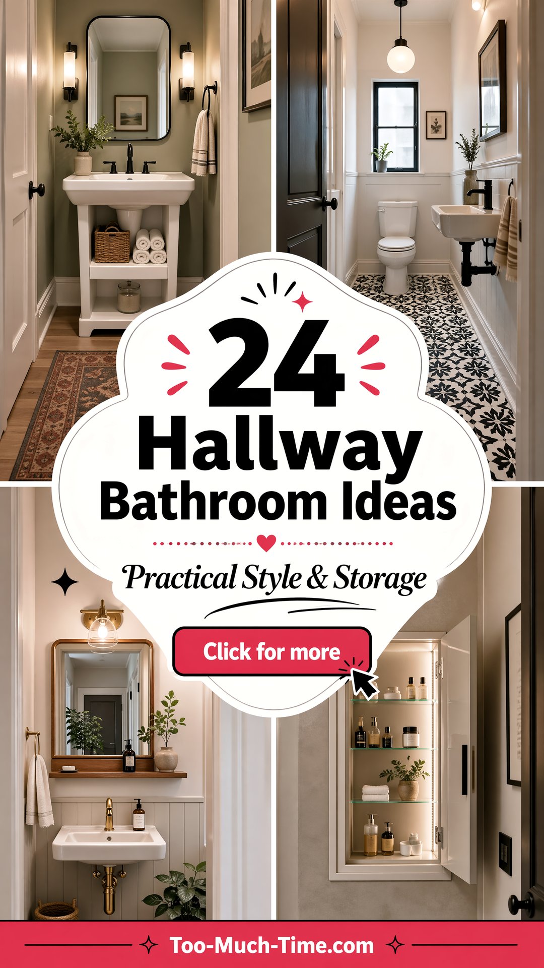 24 Hallway Bathroom Ideas Practical Style and Storage - 24 Hallway Bathroom Ideas: Practical Style and Storage