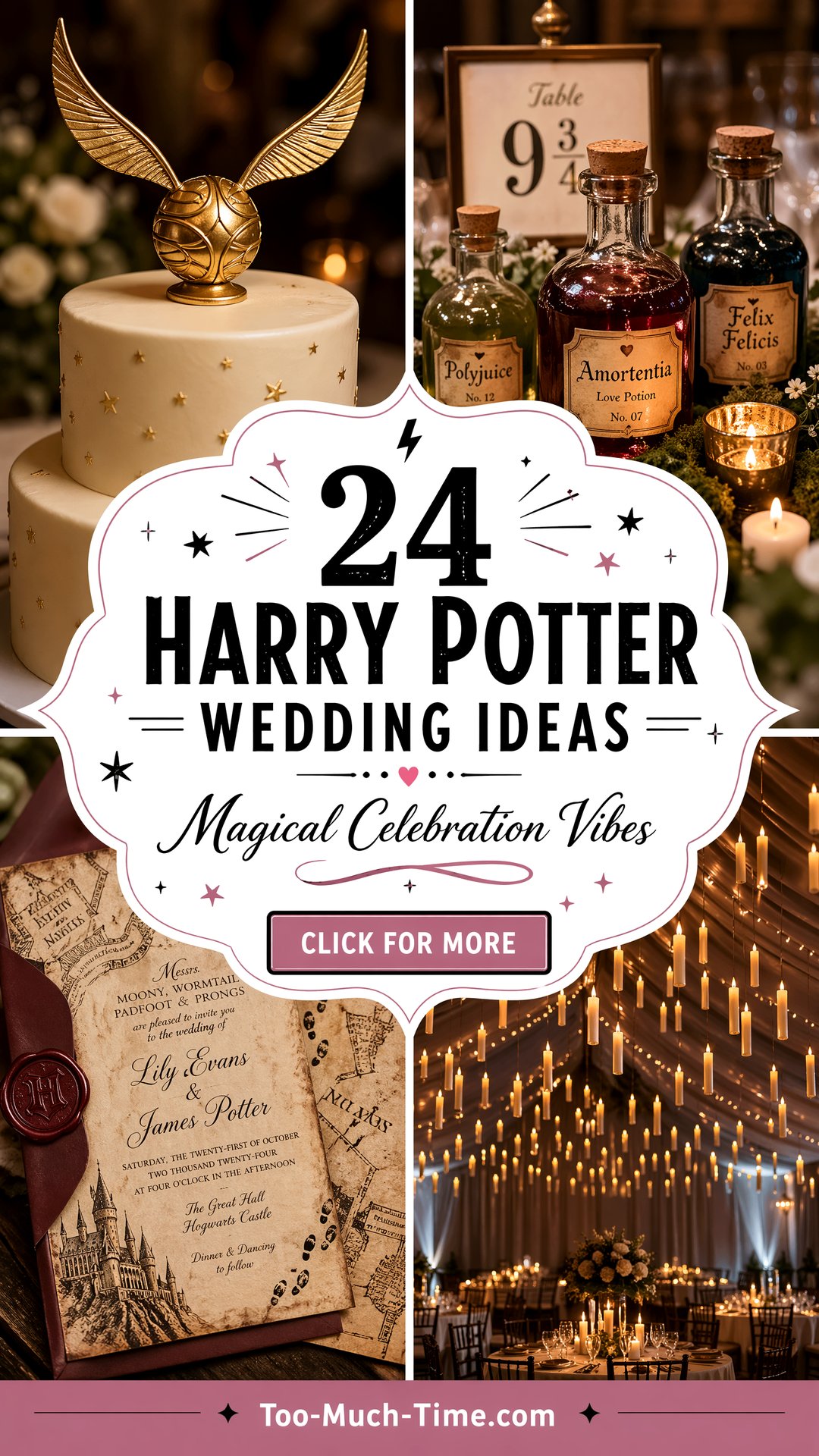 24 Harry Potter Wedding Ideas for Magical Celebrations - 24 Harry Potter Wedding Ideas for Magical Celebrations