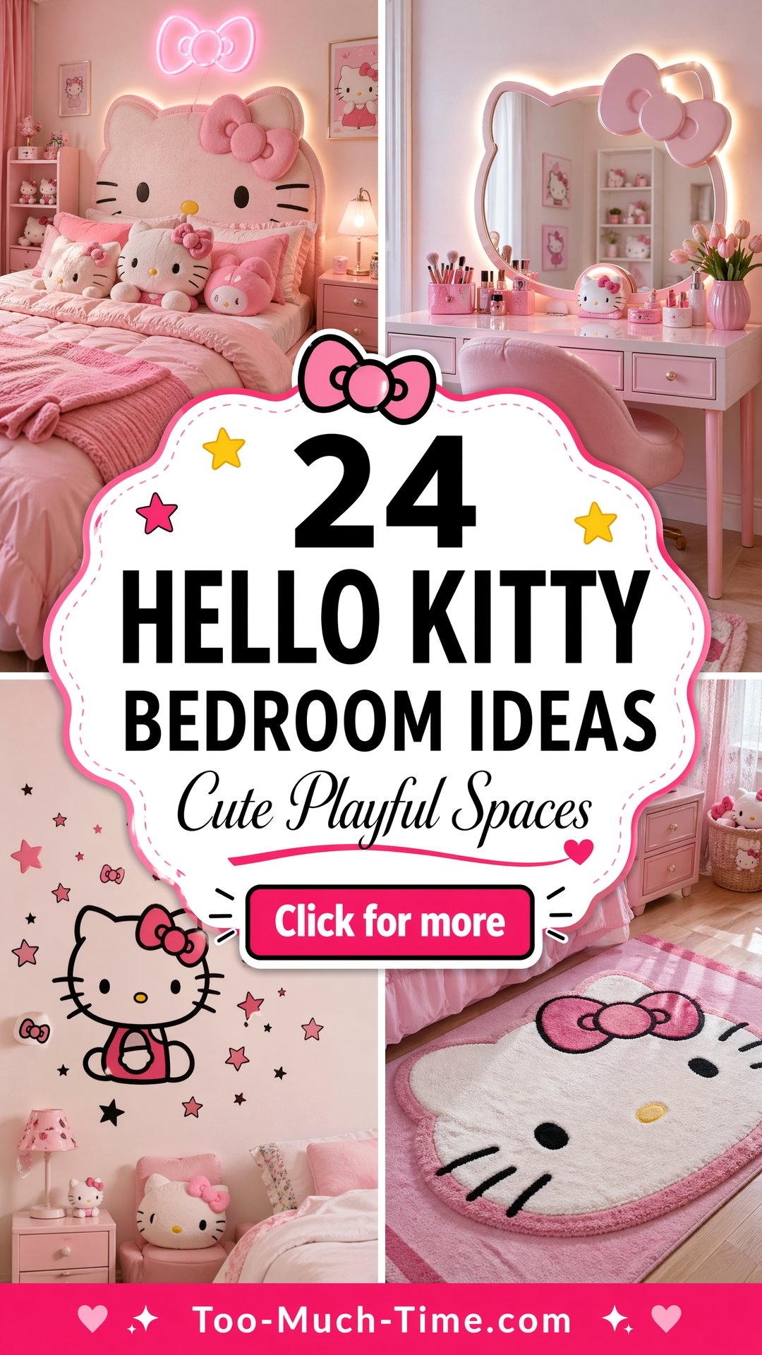 24 Hello Kitty Bedroom Ideas for Cute Playful Spaces - 24 Hello Kitty Bedroom Ideas for Cute, Playful Spaces