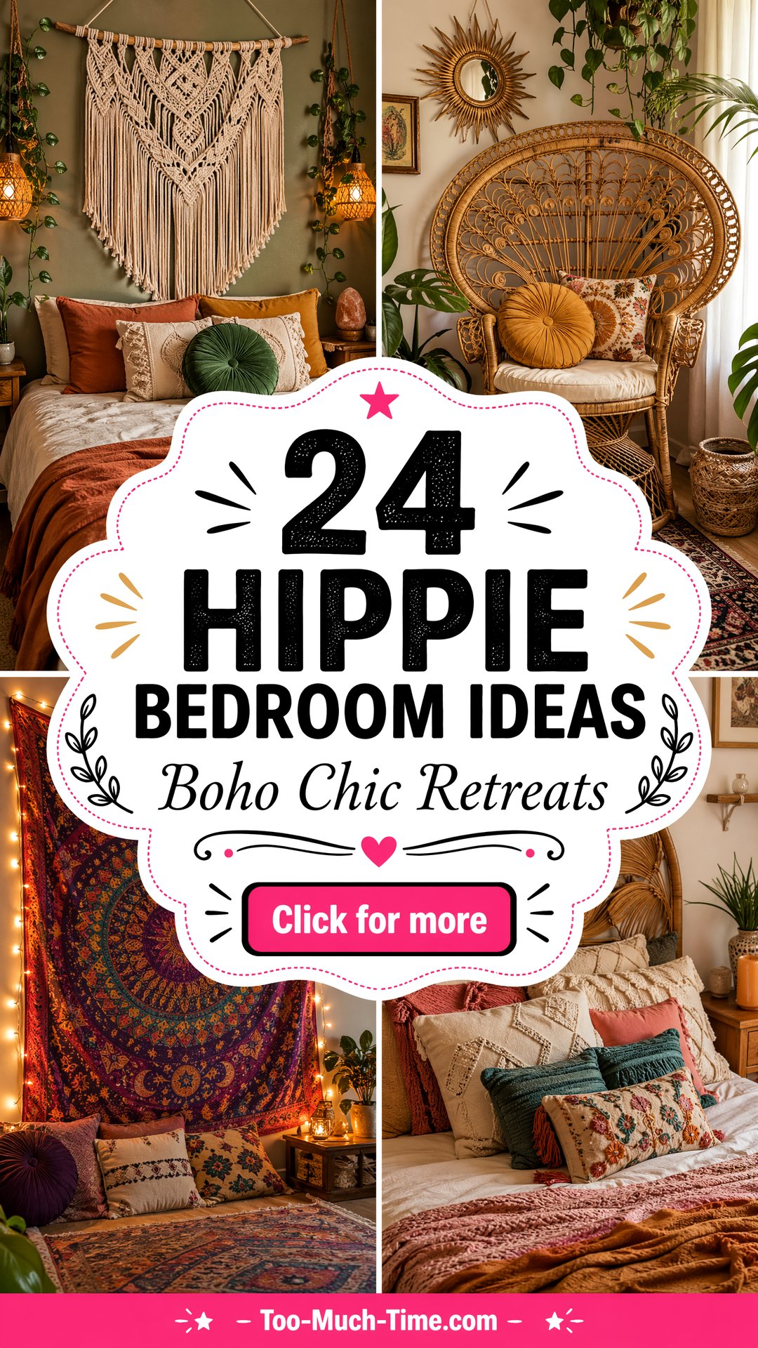 24 Hippie Bedroom Ideas for Boho Chic Retreats Today - 24 Hippie Bedroom Ideas for Boho Chic Retreats Today