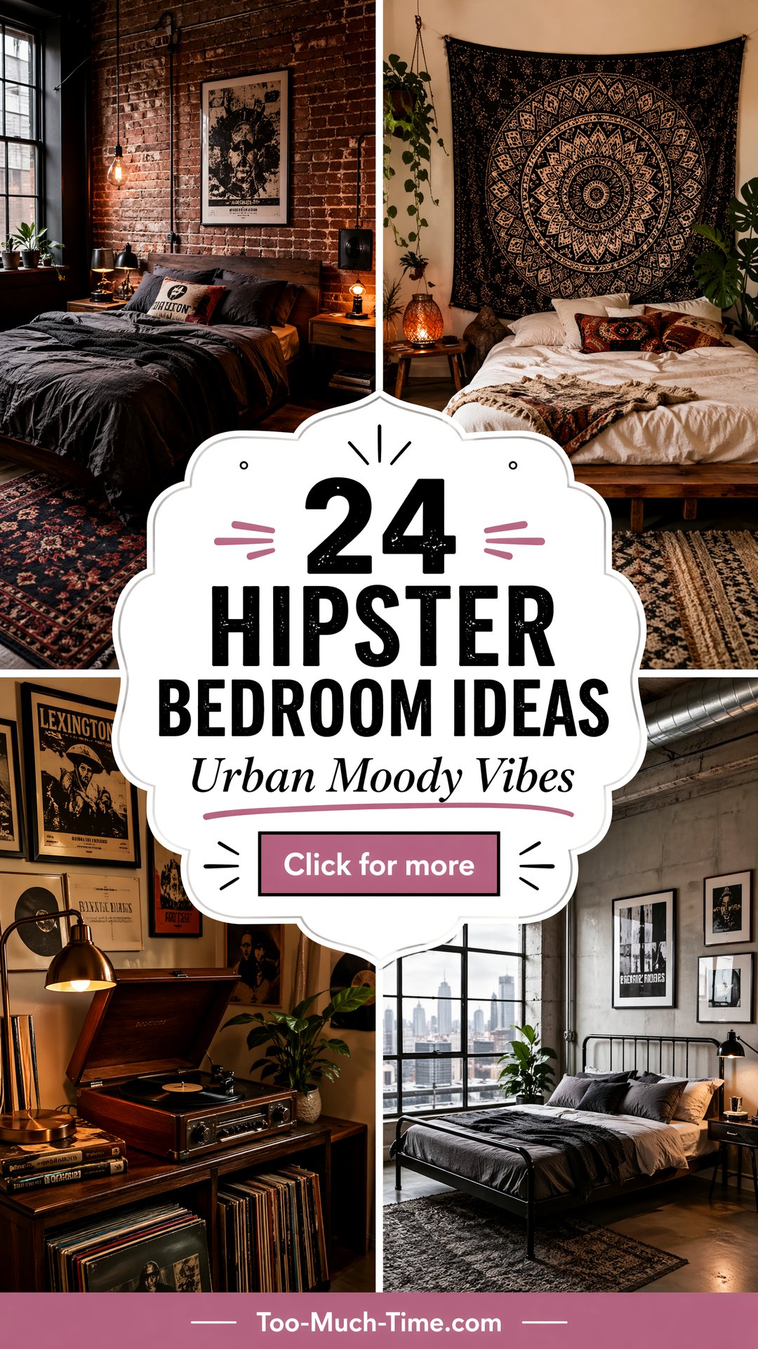 24 Hipster Bedroom Ideas for Moody Urban Escapes Today - 24 Hipster Bedroom Ideas for Moody, Urban Escapes Today