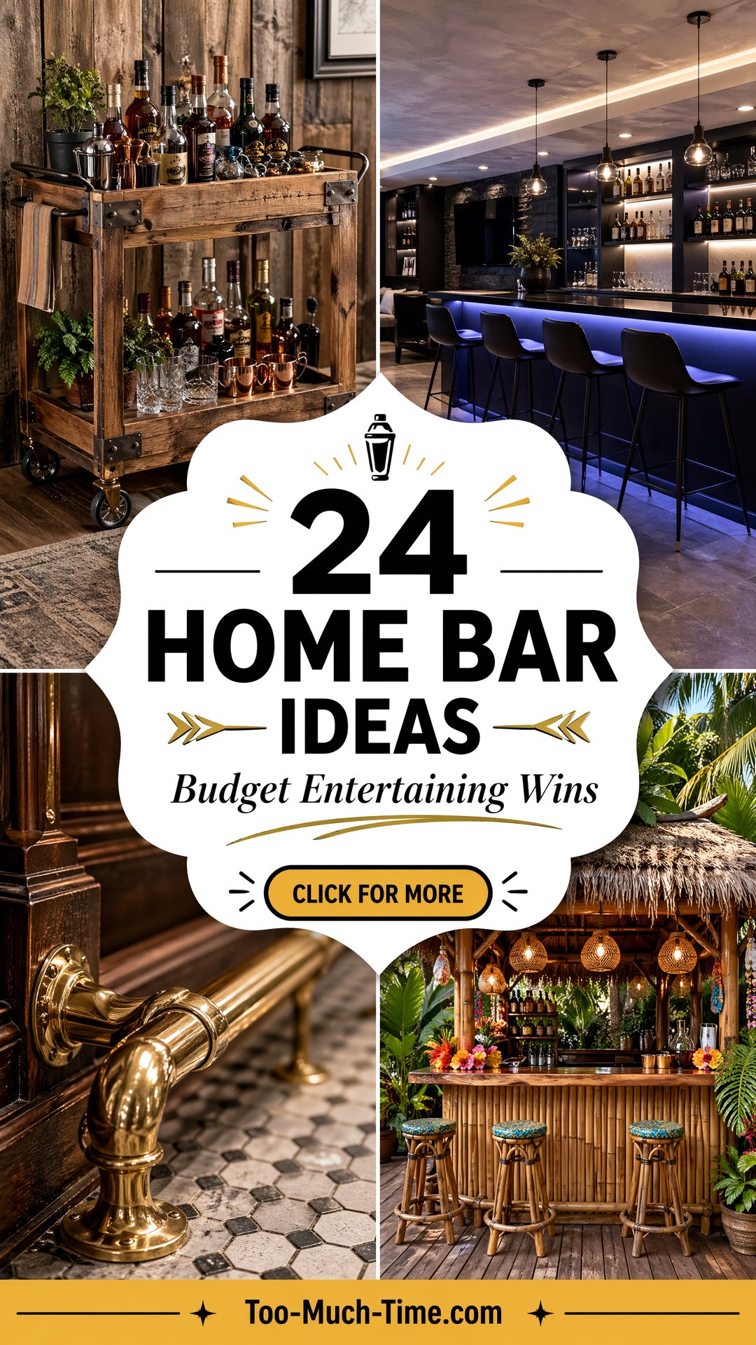 24 Home Bar Ideas On a Budget for Entertaining At Home - 24 Home Bar Ideas On a Budget for Entertaining At Home