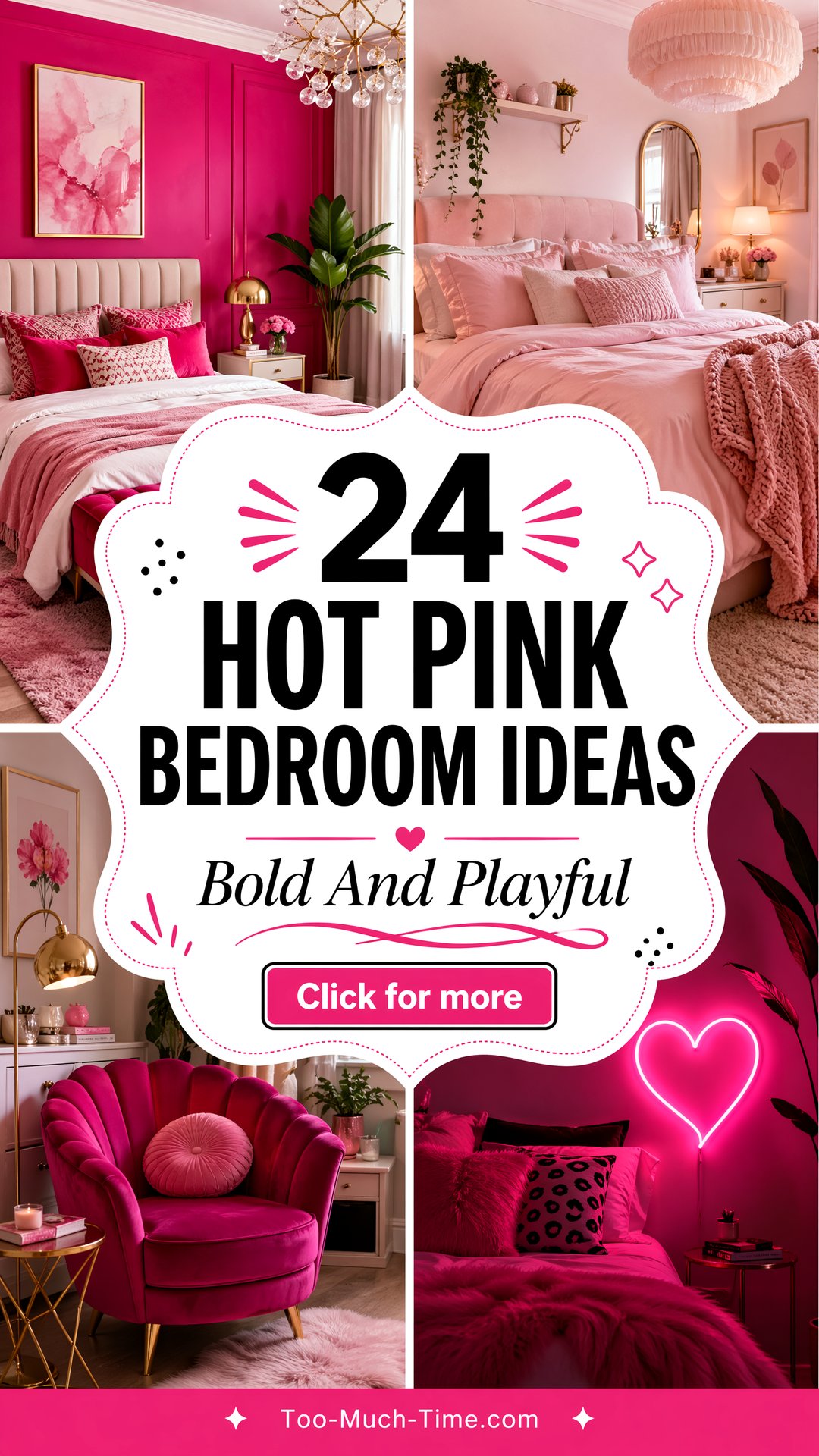 24 Hot Pink Bedroom Ideas Bold Playful Decor for Room - 24 Hot Pink Bedroom Ideas: Bold, Playful Decor for Room