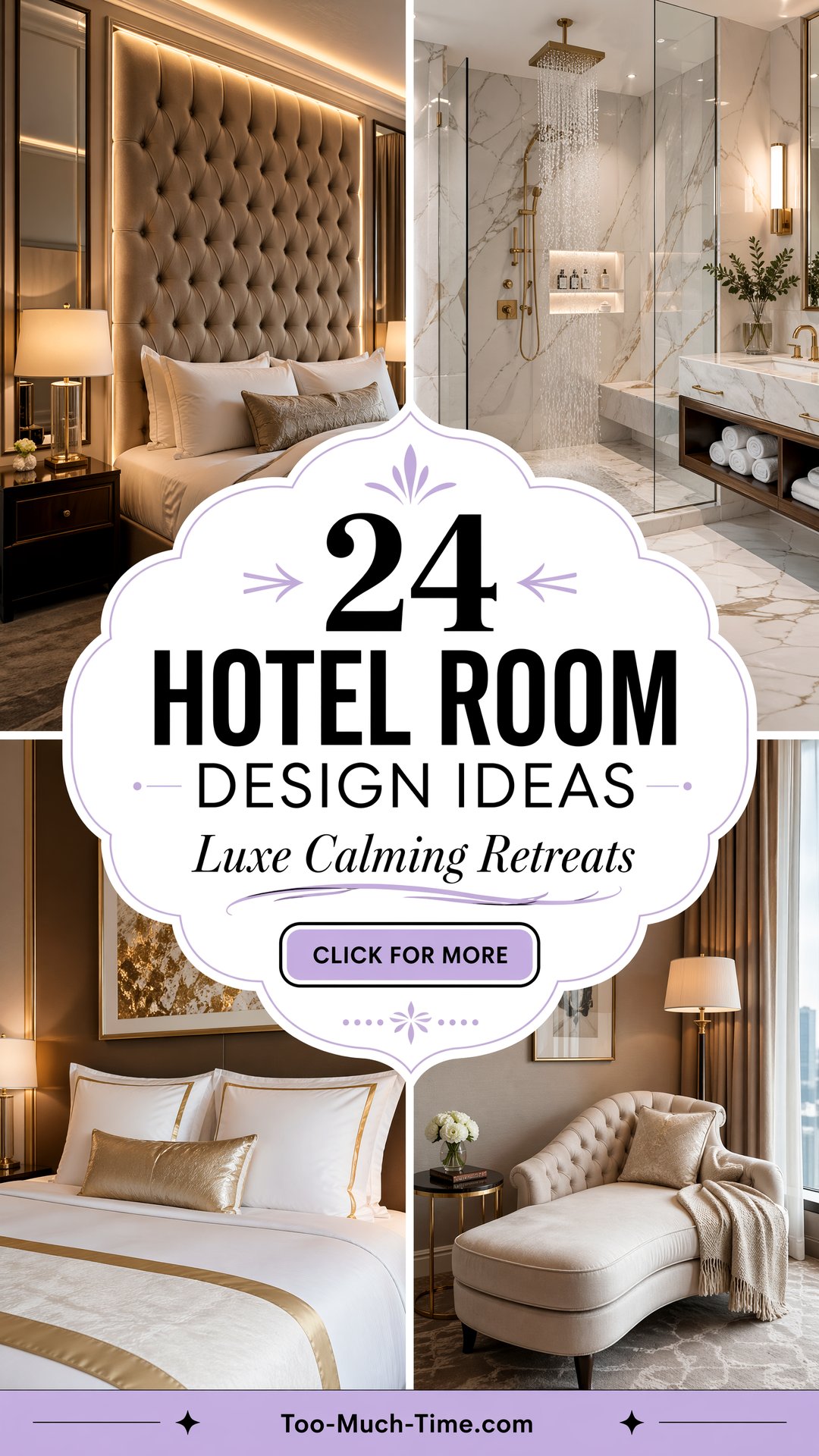 24 Hotel Room Design Ideas for Luxe Calming Retreats - 24 Hotel Room Design Ideas for Luxe, Calming Retreats