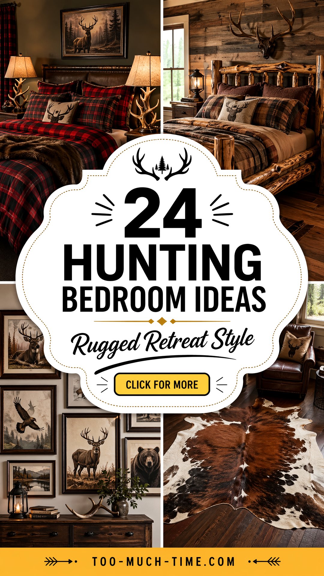 24 Hunting Bedroom Ideas for a Rugged Retreat At Night - 24 Hunting Bedroom Ideas for a Rugged Retreat At Night