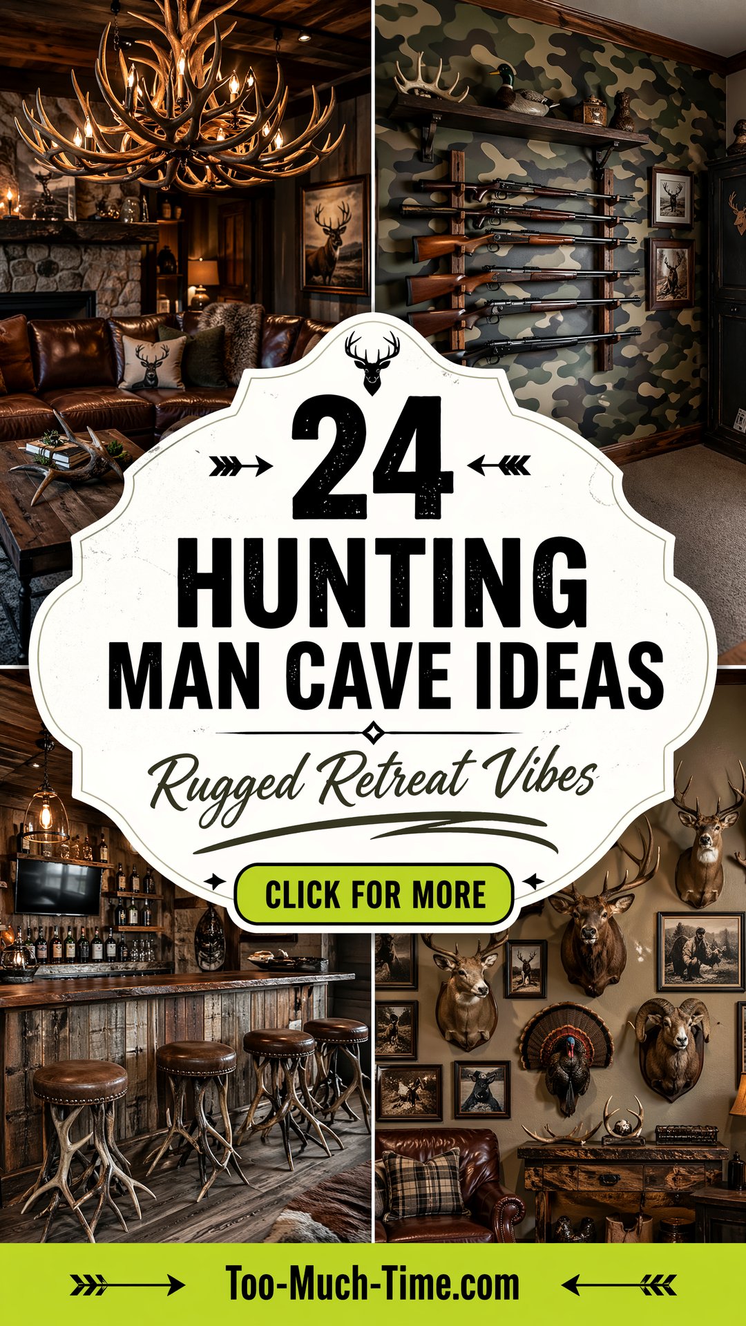24 Hunting Man Cave Ideas for a Rugged Retreat At Home - 24 Hunting Man Cave Ideas for a Rugged Retreat At Home