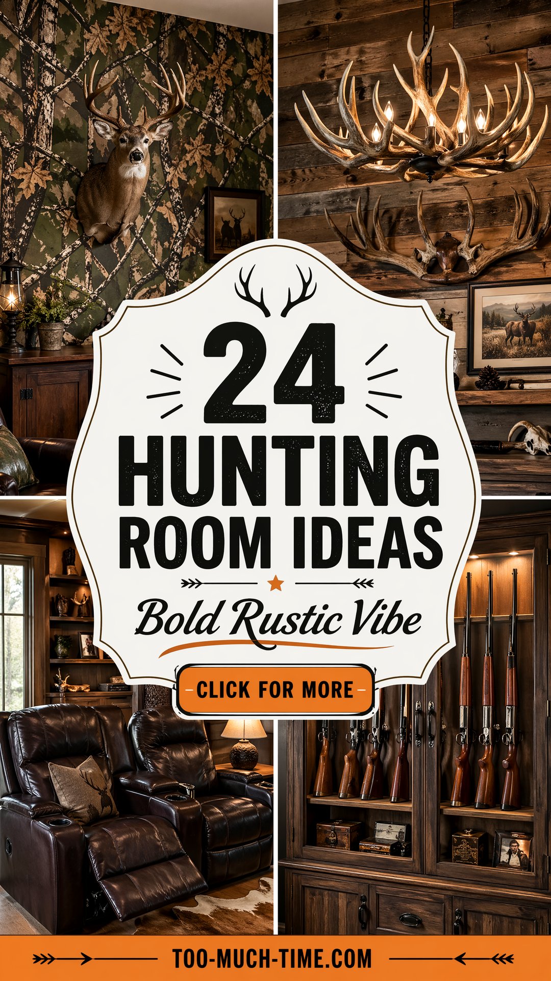 24 Hunting Room Ideas for a Bold Rustic Vibe and More - 24 Hunting Room Ideas for a Bold Rustic Vibe and More