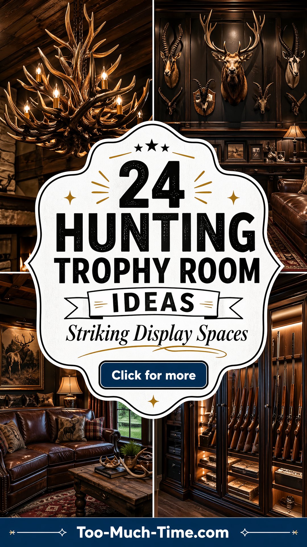 24 Hunting Trophy Room Ideas for a Striking Display - 24 Hunting Trophy Room Ideas for a Striking Display