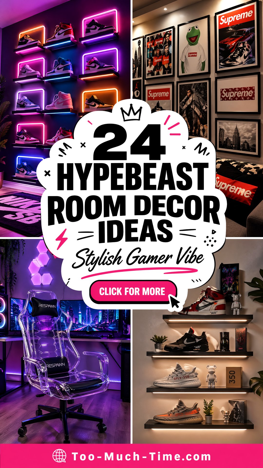 24 Hypebeast Room Decor Ideas for a Stylish Gamer Vibe - 24 Hypebeast Room Decor Ideas for a Stylish Gamer Vibe