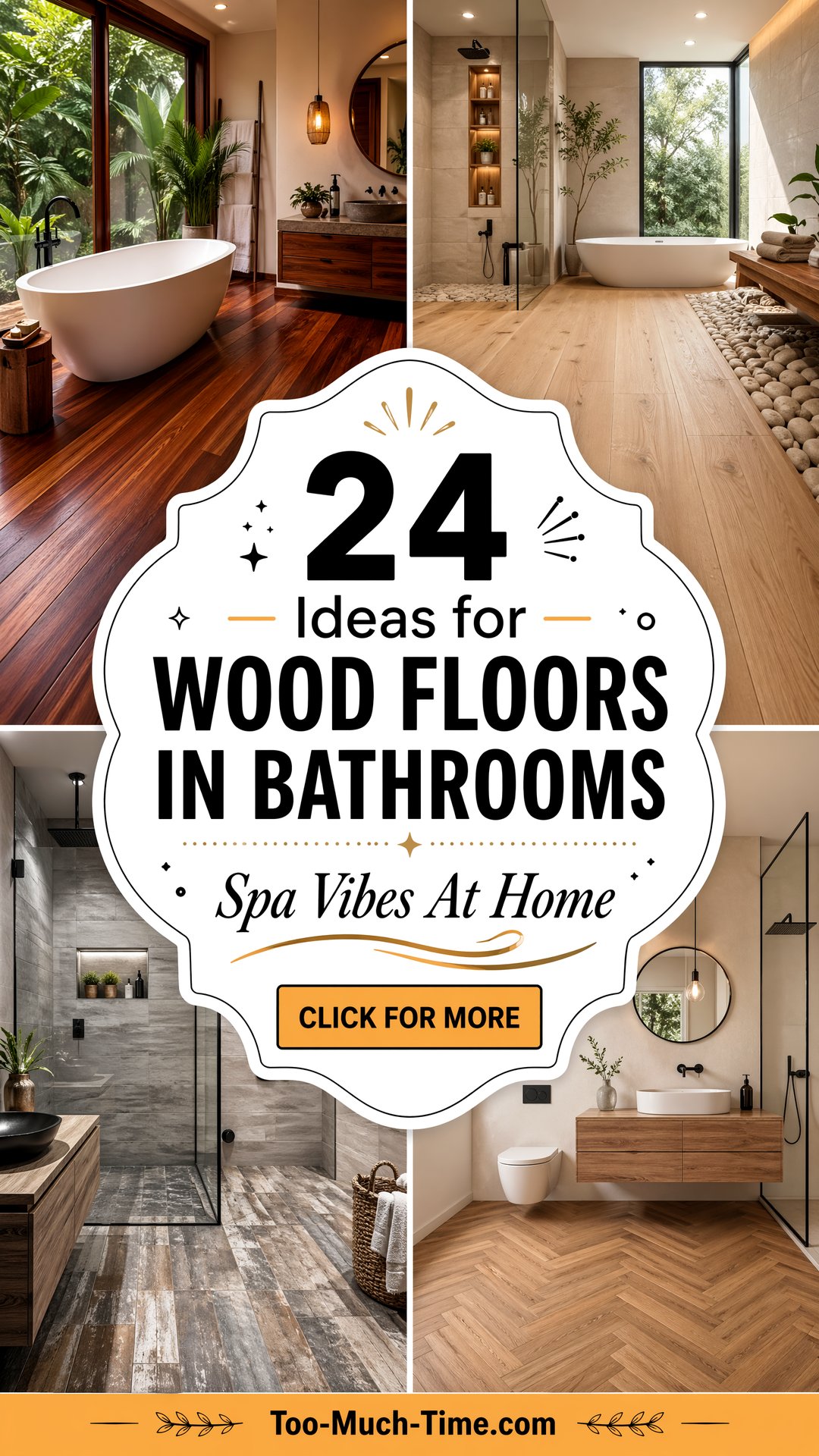24 Ideas for Wood Floors in Bathrooms for Spa Vibes - 24 Ideas for Wood Floors in Bathrooms for Spa Vibes