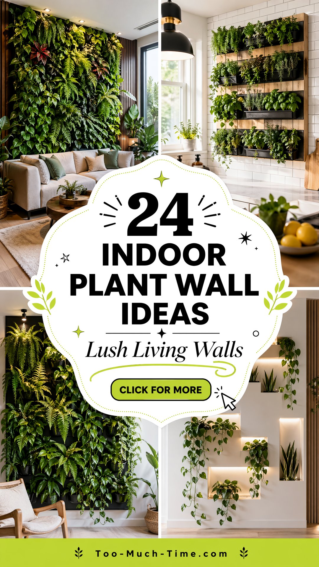 24 Indoor Plant Wall Ideas for Lush Living Green Walls - 24 Indoor Plant Wall Ideas for Lush, Living Green Walls