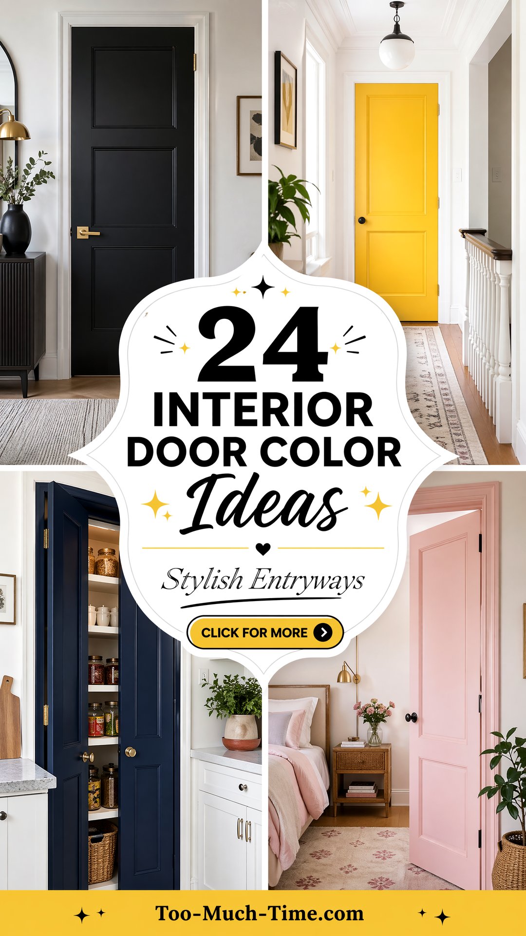24 Interior Door Color Ideas for Stylish Entryways - 24 Interior Door Color Ideas for Stylish Entryways