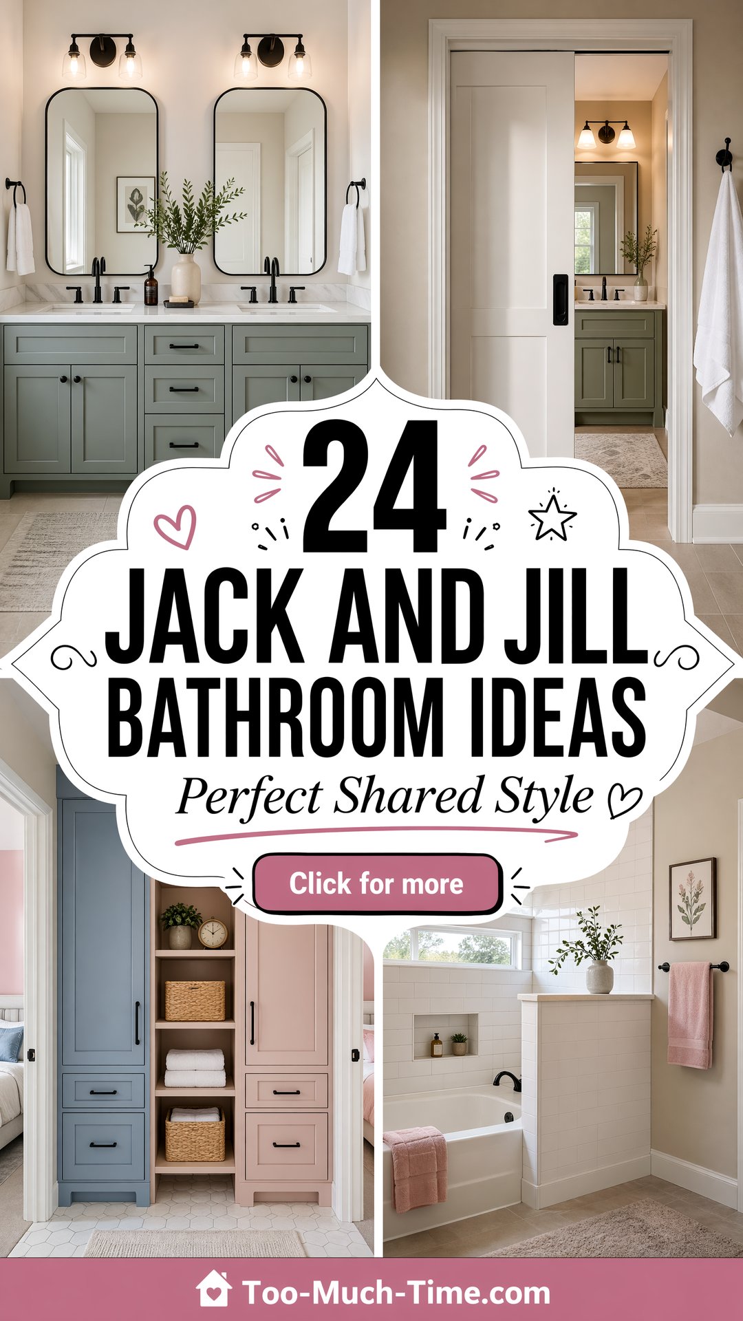 24 Jack and Jill Bathroom Ideas for Shared Baths Today - 24 Jack and Jill Bathroom Ideas for Shared Baths Today