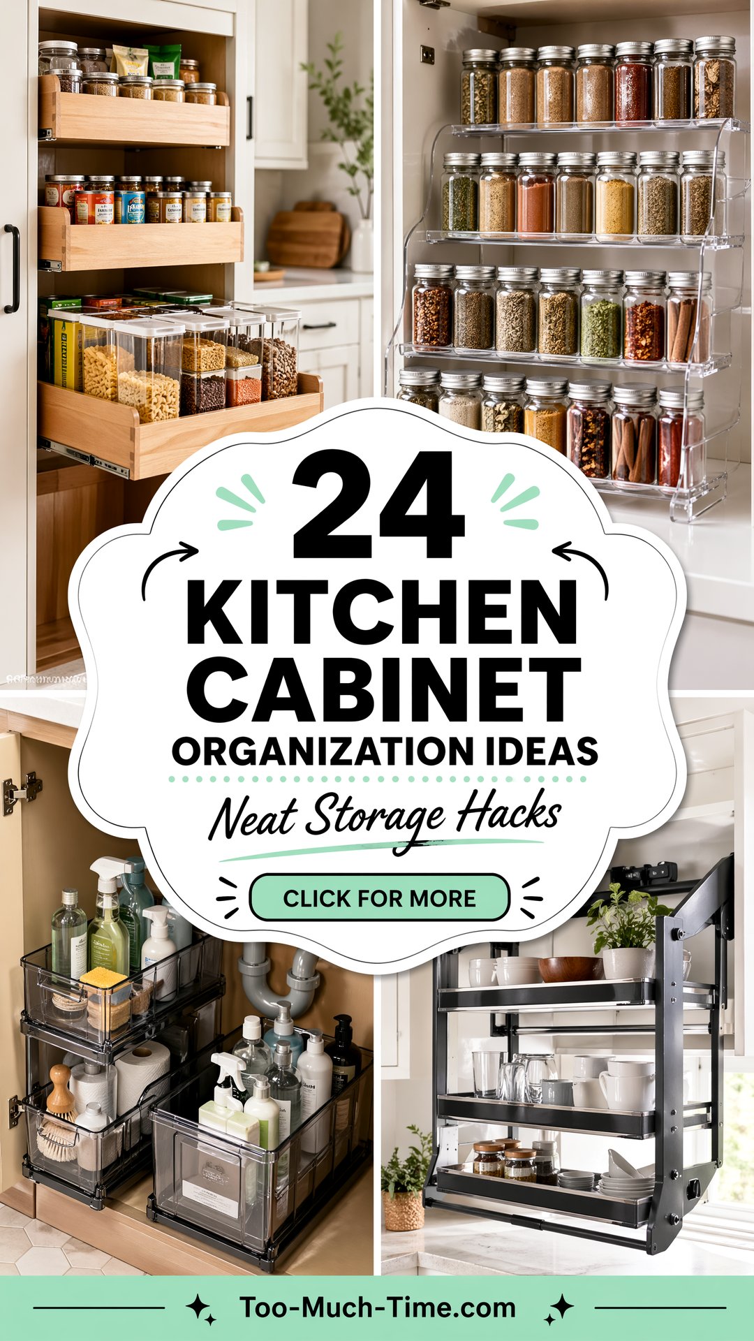 24 Kitchen Cabinet Organization Ideas for Neat Storage - 24 Kitchen Cabinet Organization Ideas for Neat Storage