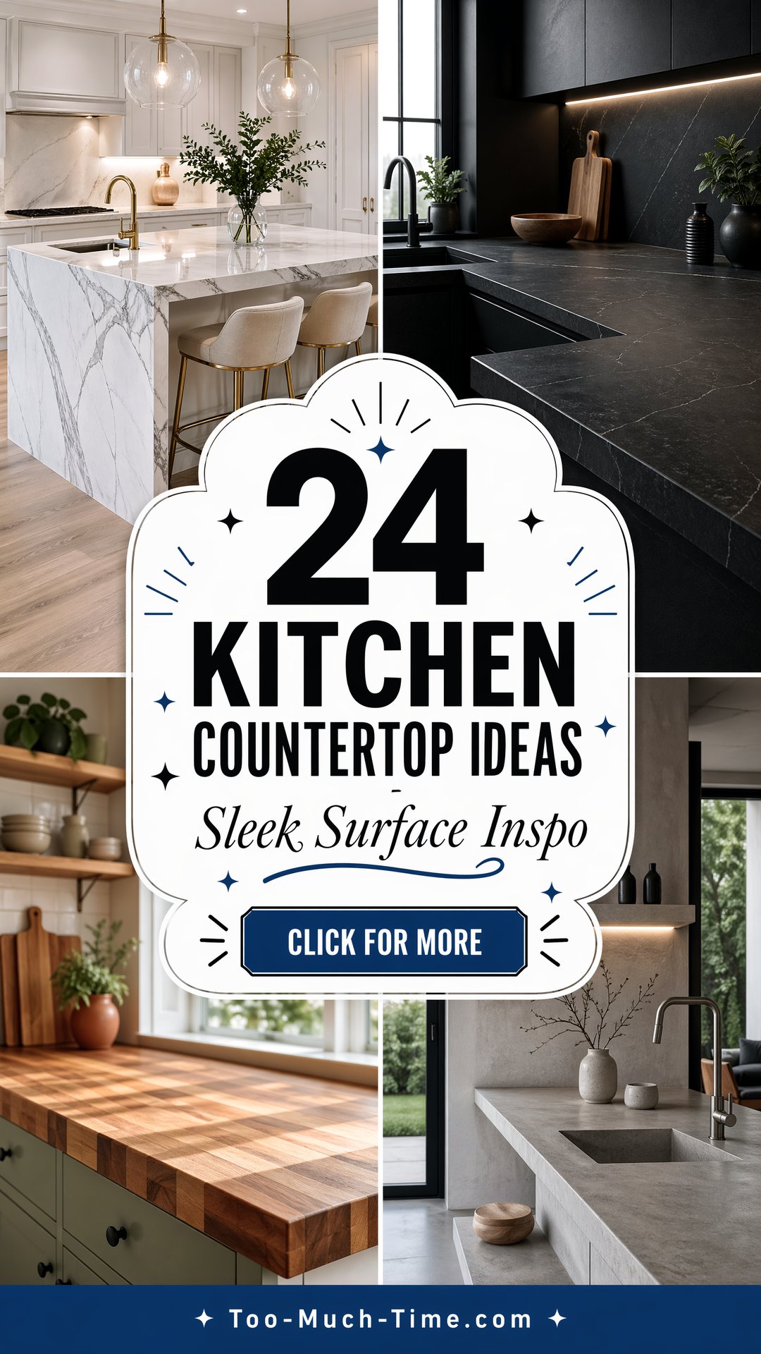 24 Kitchen Countertop Ideas for Sleek Surfaces Today - 24 Kitchen Countertop Ideas for Sleek Surfaces Today