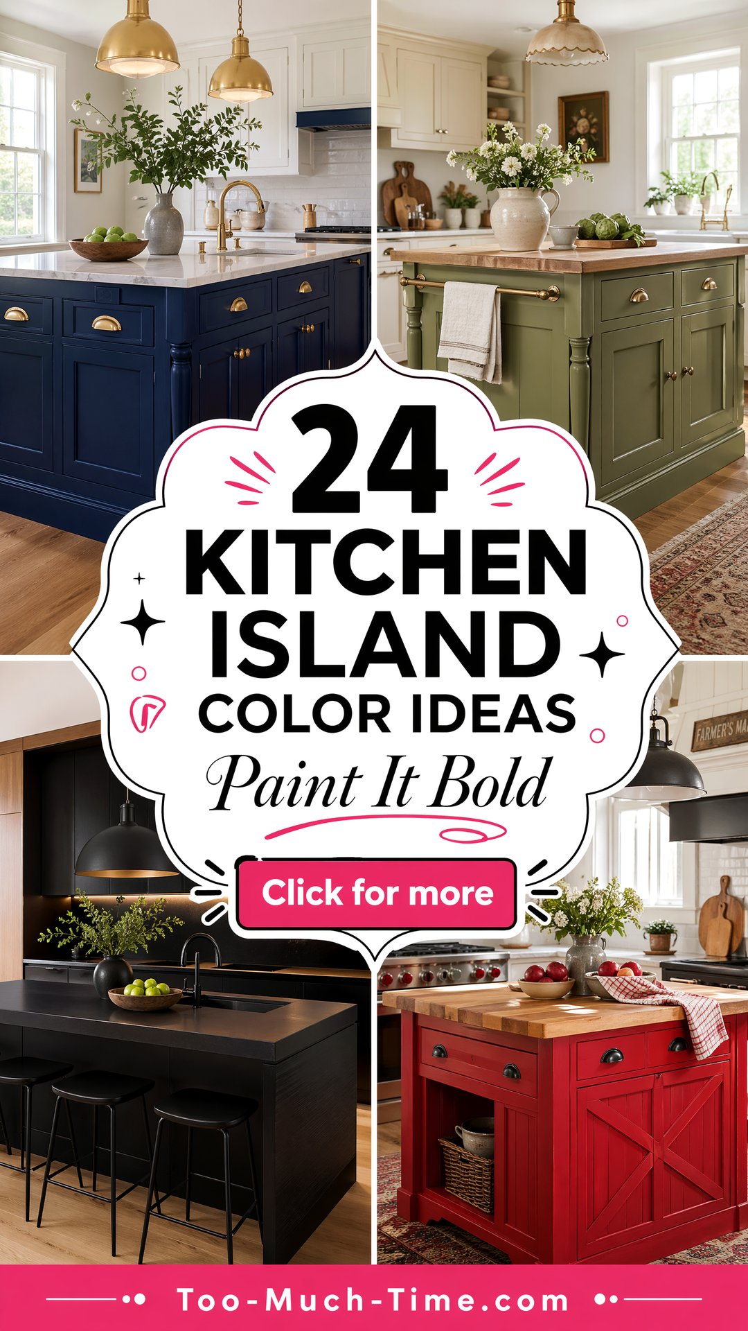 24 Kitchen Island Color Ideas for a Stylish Color Pop - 24 Kitchen Island Color Ideas for a Stylish Color Pop