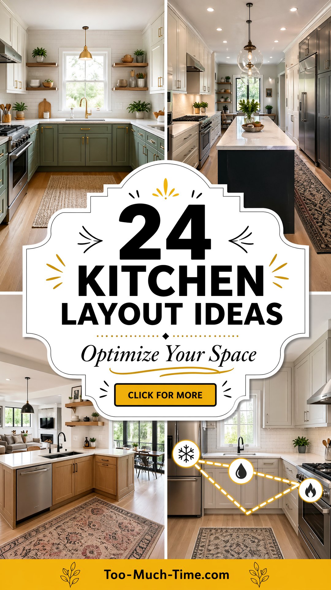 24 Kitchen Layout Ideas to Improve Workflow and Style - 24 Kitchen Layout Ideas to Improve Workflow and Style