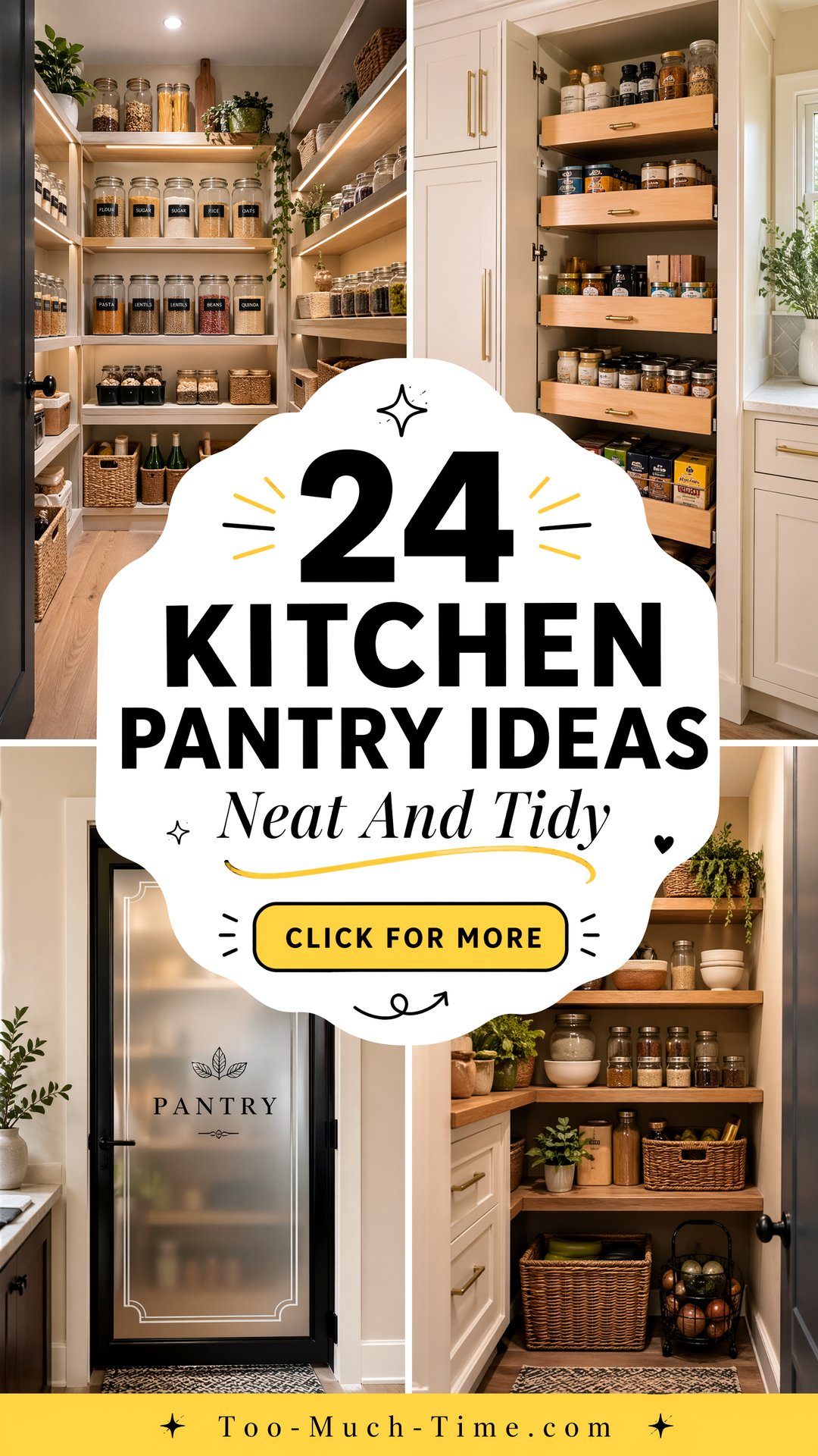 24 Kitchen Pantry Ideas for a Better Organized Kitchen - 24 Kitchen Pantry Ideas for a Better Organized Kitchen