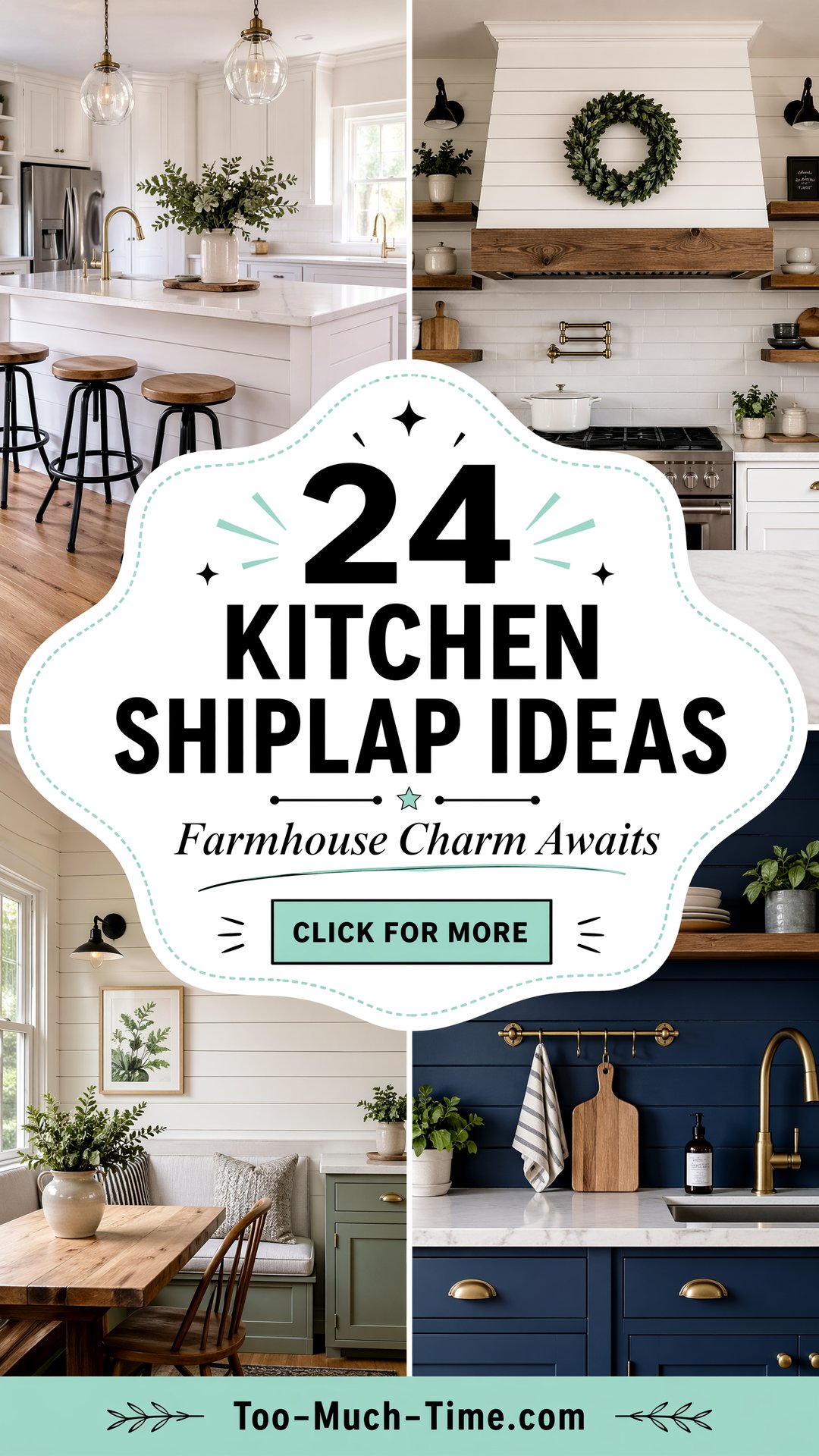 24 Kitchen Shiplap Ideas with Kitchen Island Ideas - 24 Kitchen Shiplap Ideas with Kitchen Island Ideas