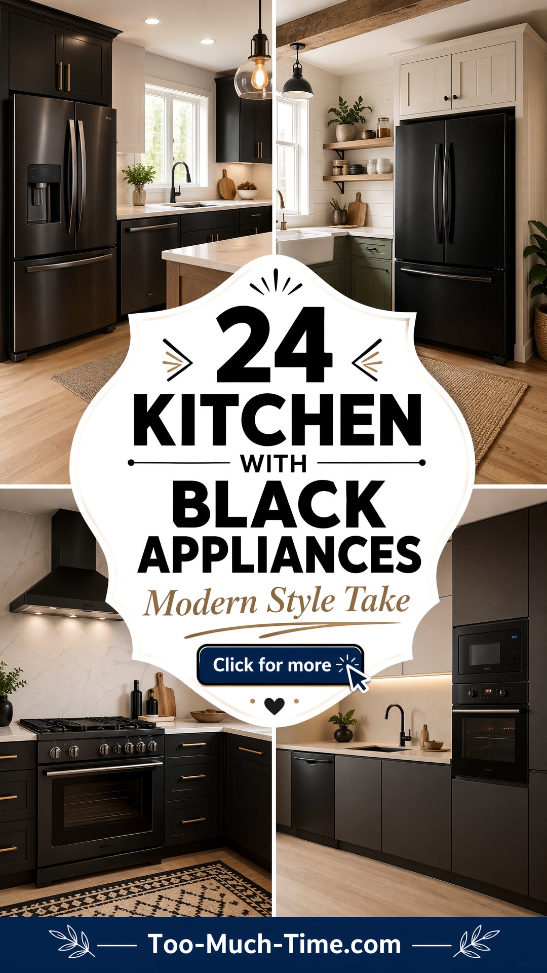 24 Kitchen with Black Appliances Modern Take for Style - 24 Kitchen with Black Appliances Modern Take for Style