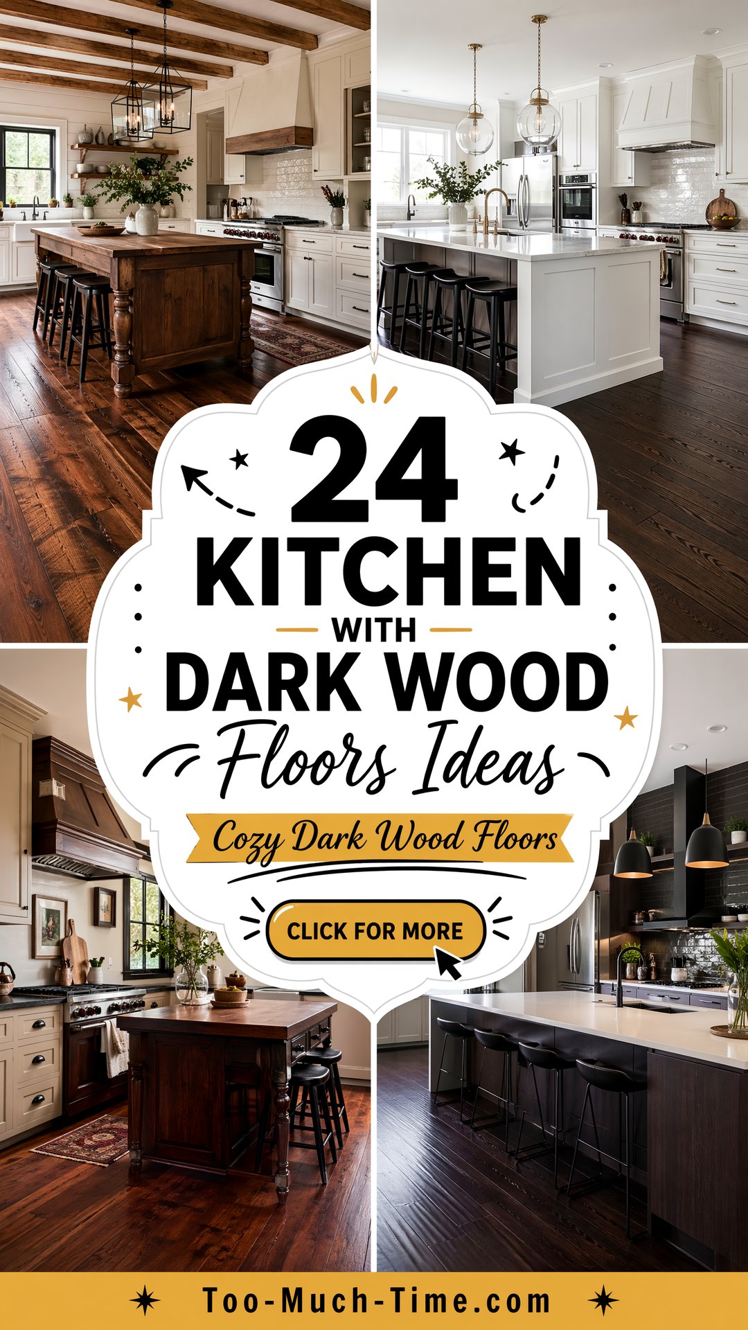 24 Kitchen with Dark Wood Floors for a Cozy Feel Today - 24 Kitchen with Dark Wood Floors for a Cozy Feel Today