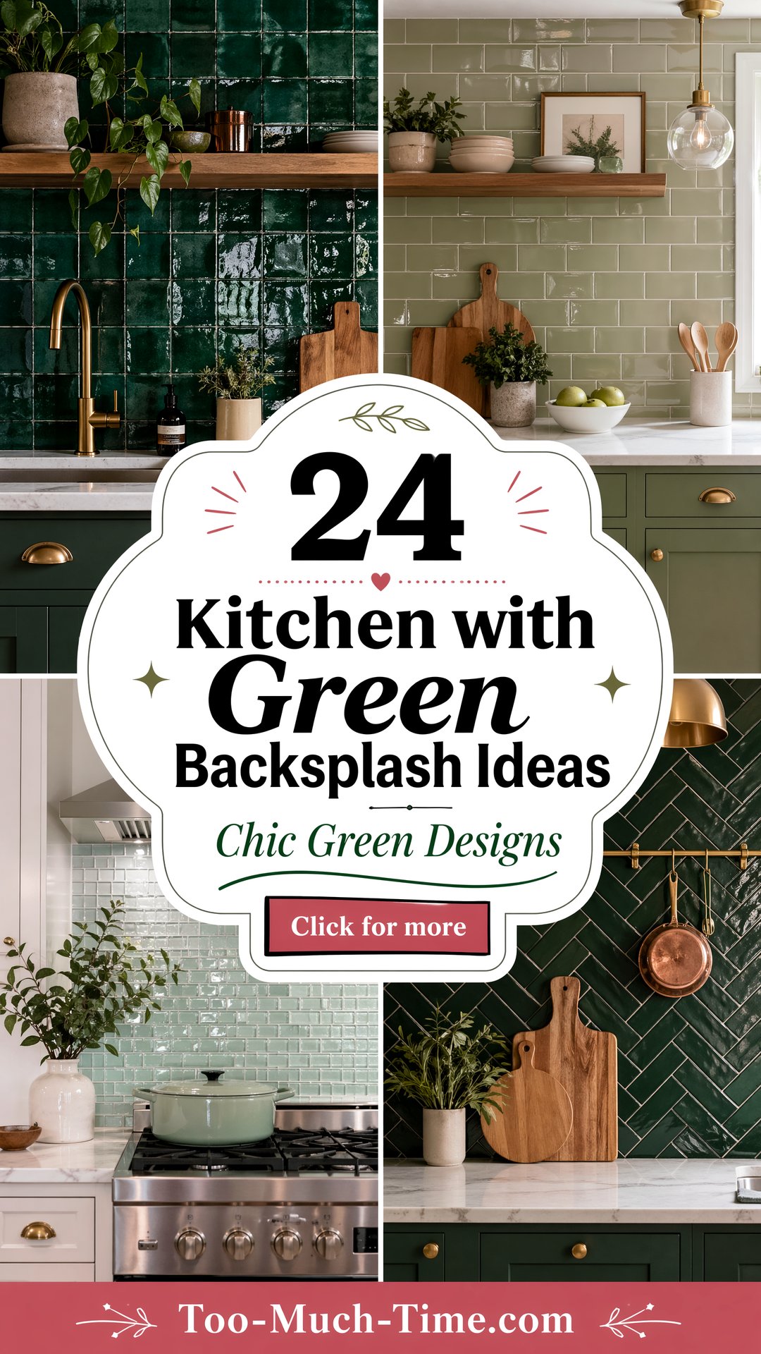 24 Kitchen with Green Backsplash Ideas for Chic Design - 24 Kitchen with Green Backsplash Ideas for Chic Design