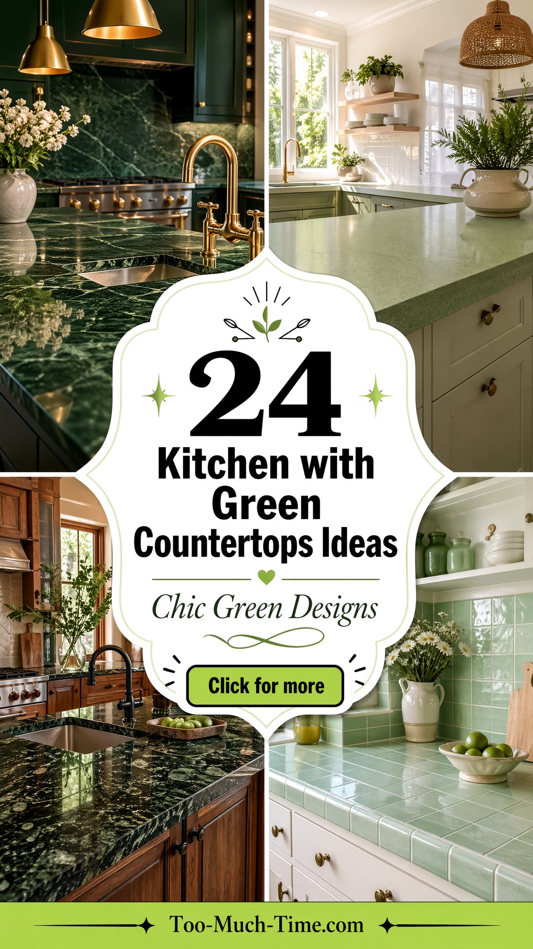 24 Kitchen with Green Countertops Ideas for Chic Design - 24 Kitchen with Green Countertops Ideas for Chic Design