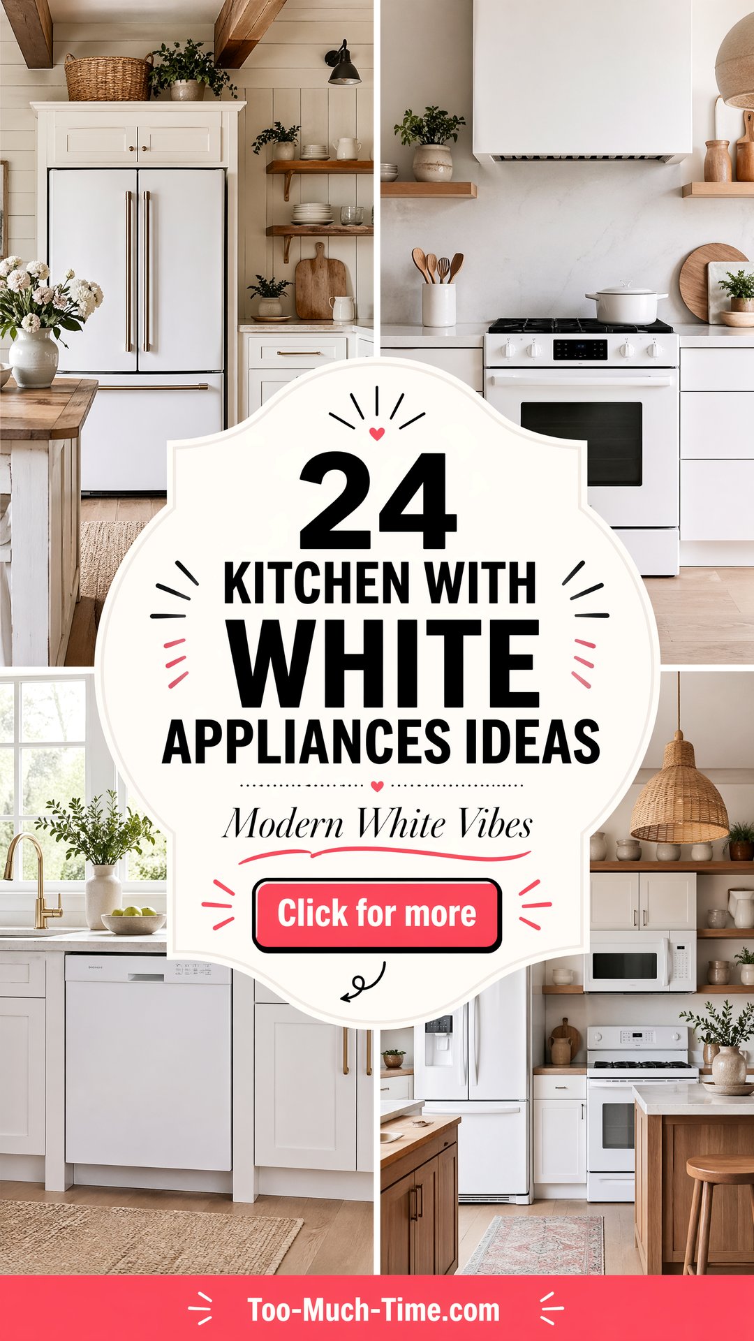 24 Kitchen with White Appliances Ideas for Modern Use - 24 Kitchen with White Appliances Ideas for Modern Use