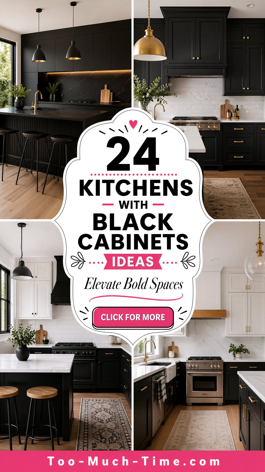 24 Kitchens with Black Cabinets to Elevate Bold Spaces - 24 Kitchens with Black Cabinets to Elevate Bold Spaces