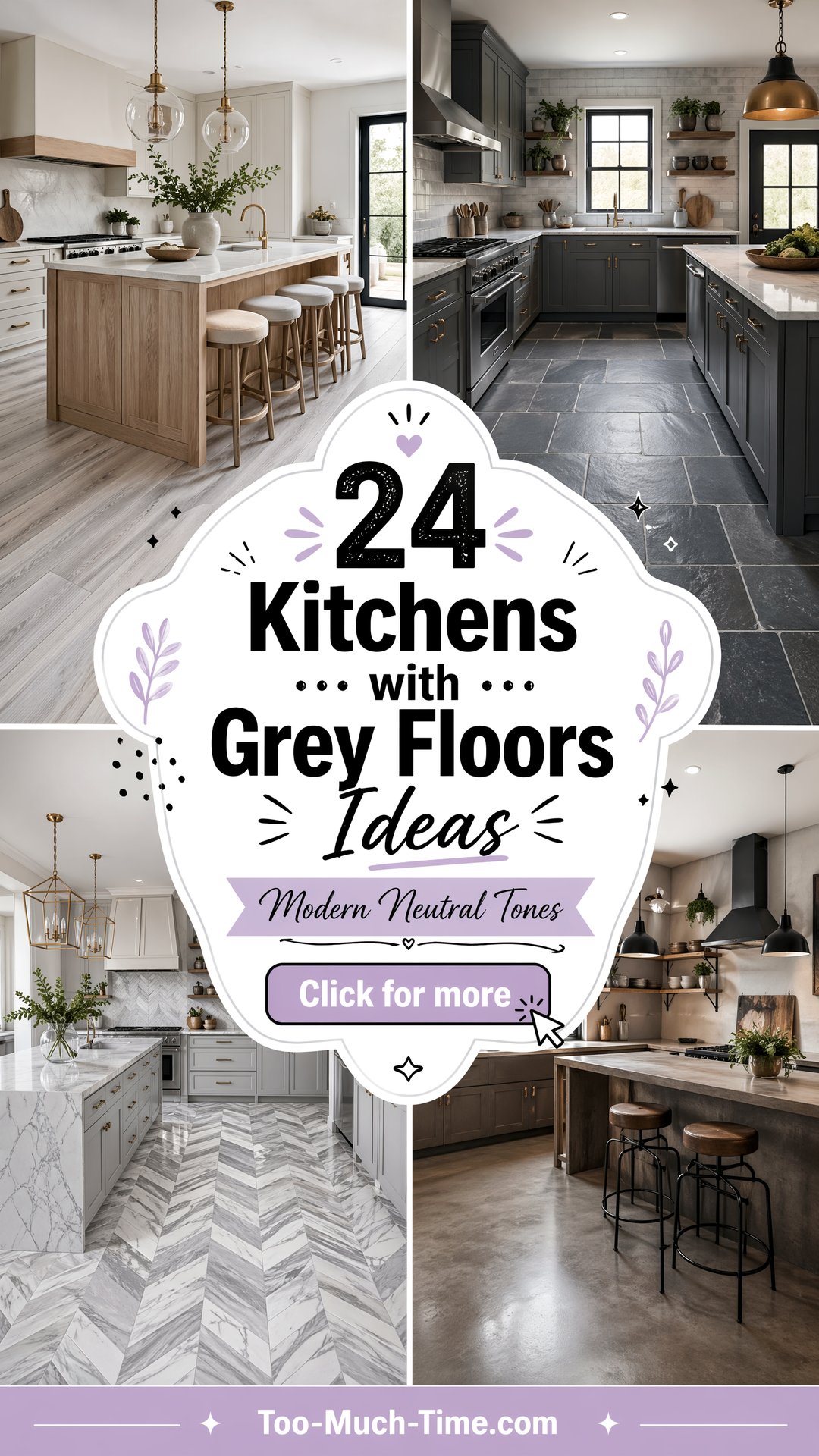 24 Kitchens with Grey Floors Modern Neutral Tones - 24 Kitchens with Grey Floors: Modern Neutral Tones