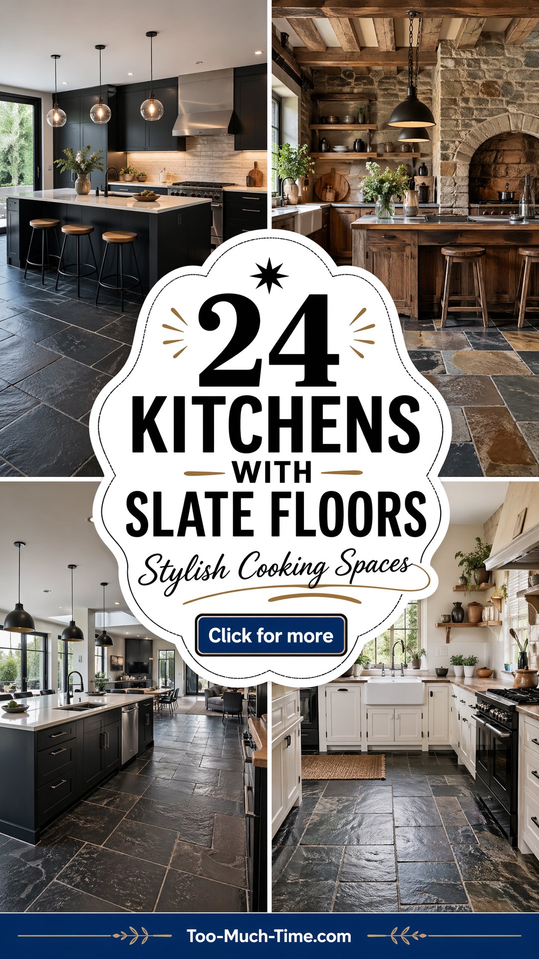 24 Kitchens with Slate Floors Stylish Cooking Spaces - 24 Kitchens with Slate Floors: Stylish Cooking Spaces