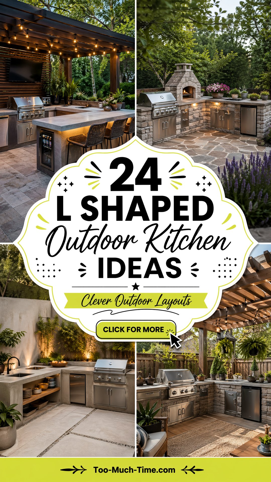 24 L Shaped Outdoor Kitchen Ideas Clever Layouts Today - 24 L Shaped Outdoor Kitchen Ideas: Clever Layouts Today