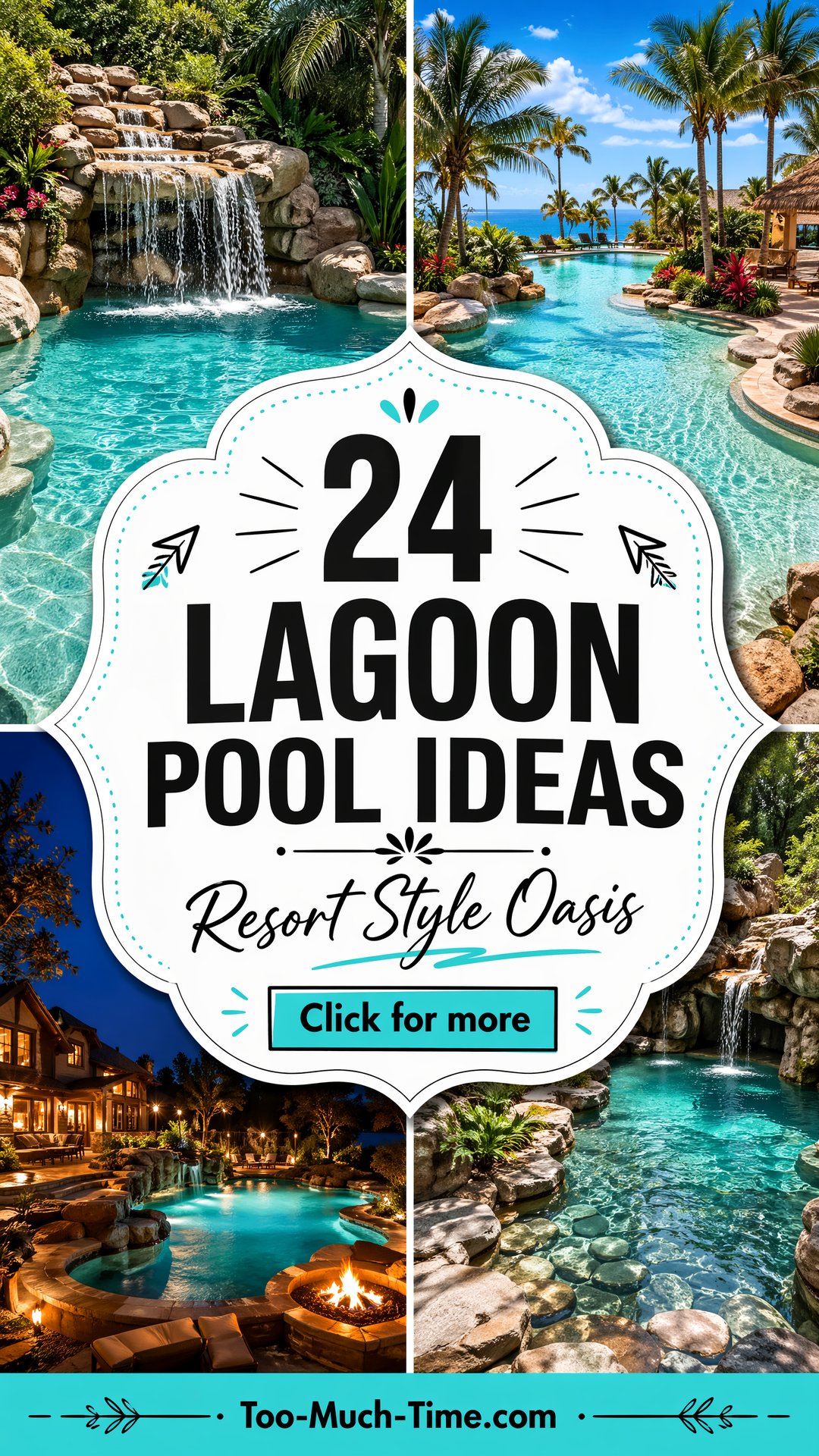 24 Lagoon Pool Ideas for Resort Style Backyard Oasis - 24 Lagoon Pool Ideas for Resort Style Backyard Oasis
