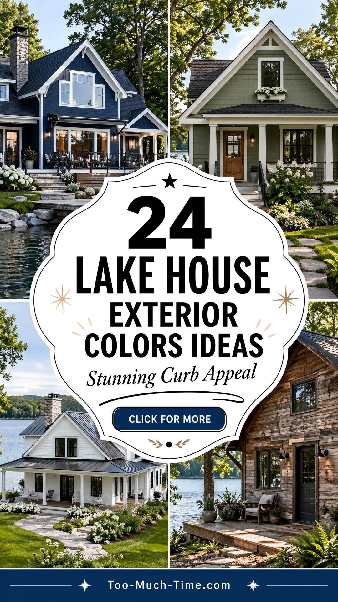 24 Lake House Exterior Colors Ideas Curb Appeal Tips - 24 Lake House Exterior Colors Ideas: Curb Appeal Tips