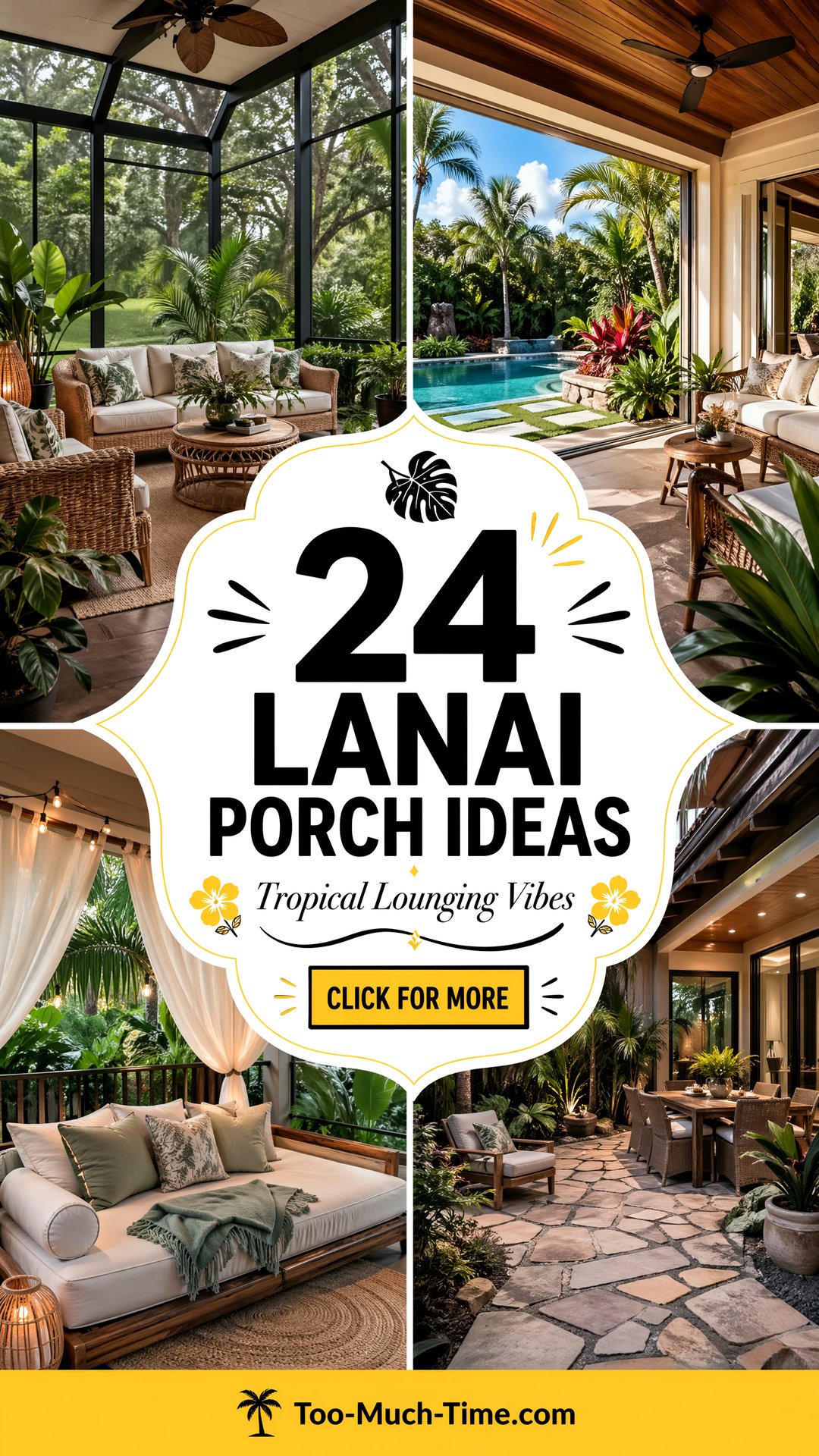 24 Lanai Porch Ideas for Tropical Outdoor Lounging - 24 Lanai Porch Ideas for Tropical Outdoor Lounging