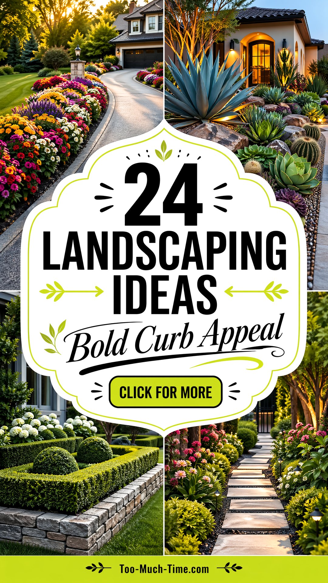24 Landscaping Ideas for Bold Curb Appeal and Growth - 24 Landscaping Ideas for Bold Curb Appeal and Growth