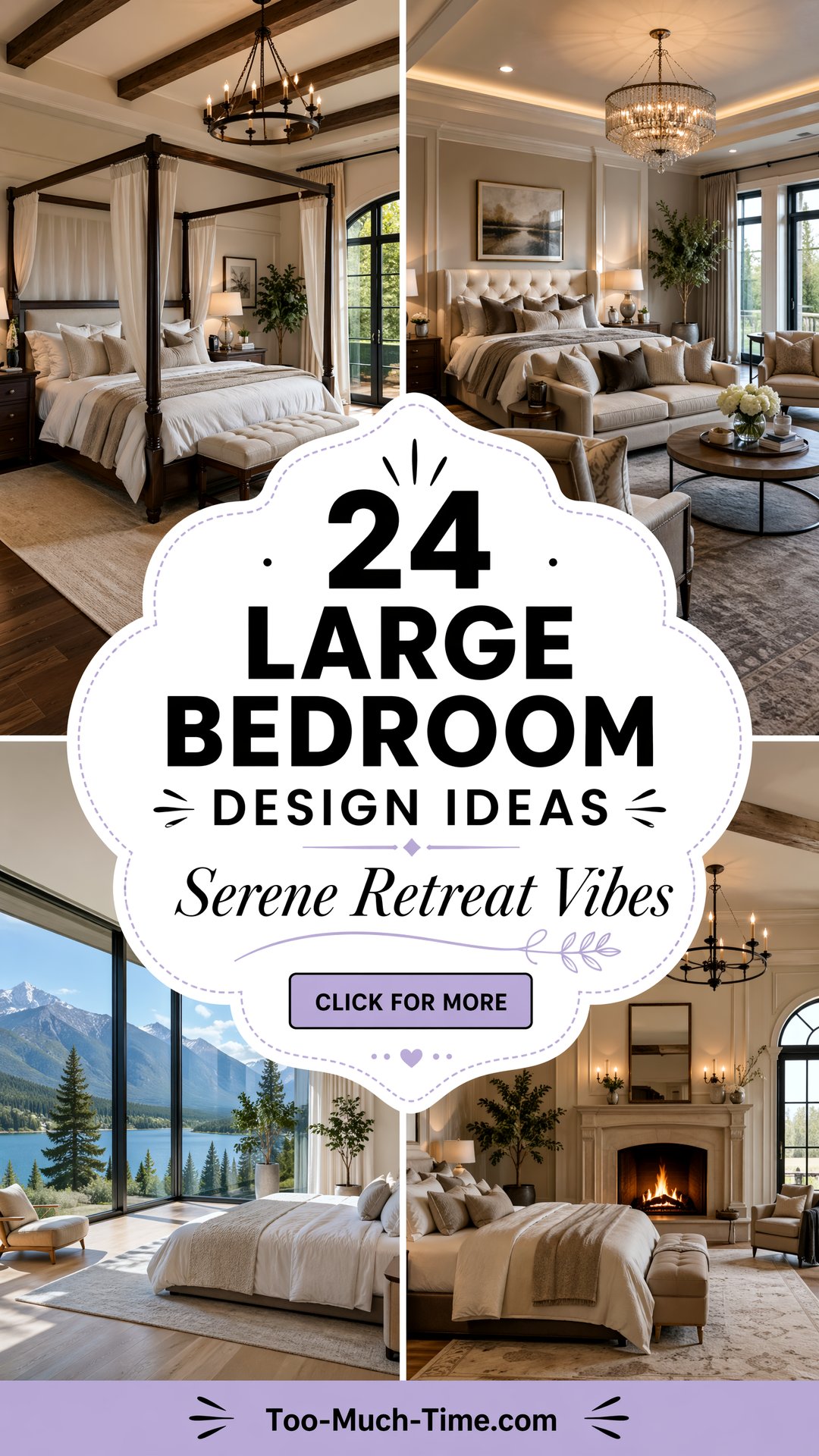 24 Large Bedroom Design Ideas for a Serene Retreat - 24 Large Bedroom Design Ideas for a Serene Retreat