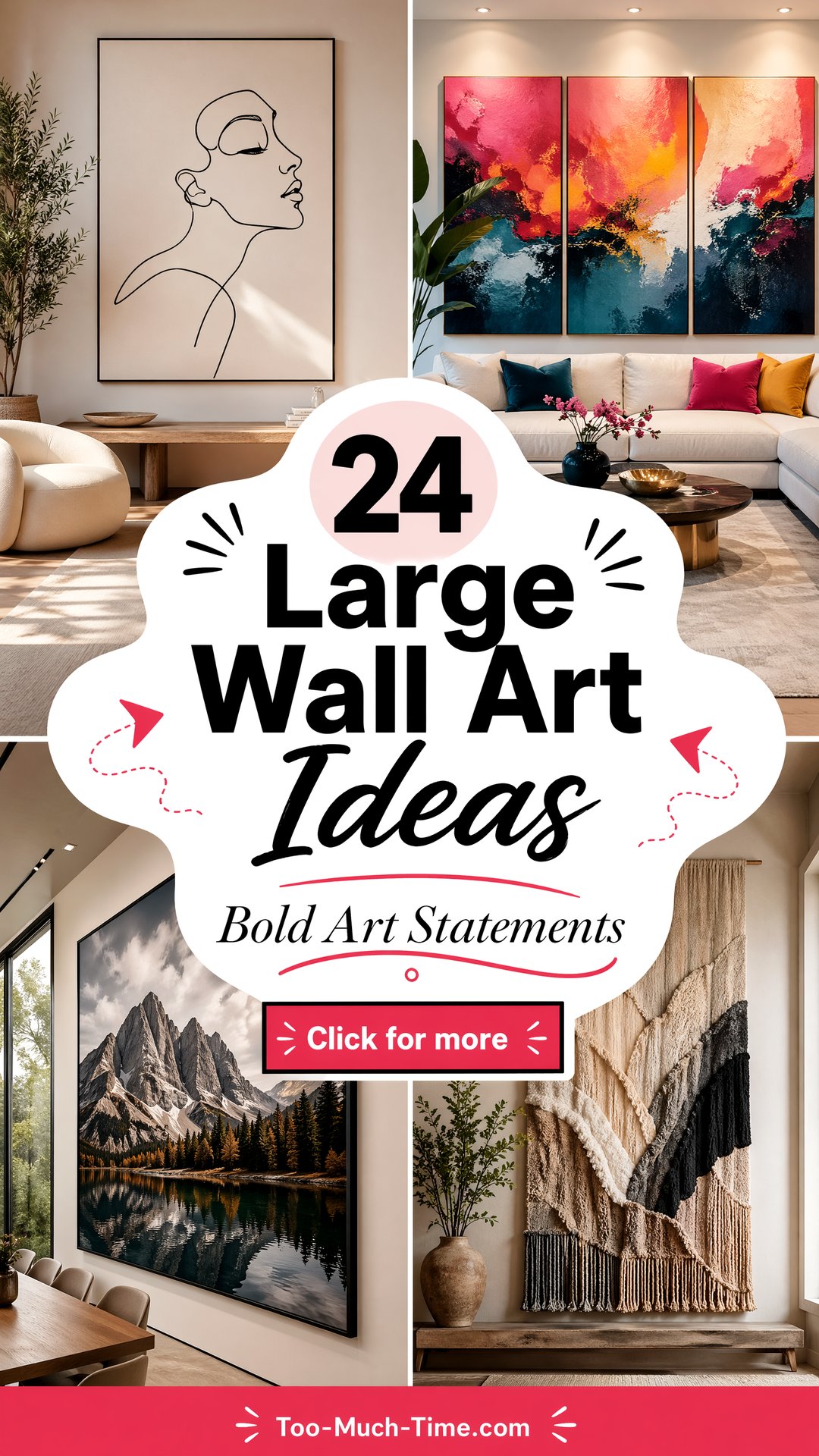 24 Large Wall Art Ideas Bold Pieces for Any Room Today - 24 Large Wall Art Ideas: Bold Pieces for Any Room Today
