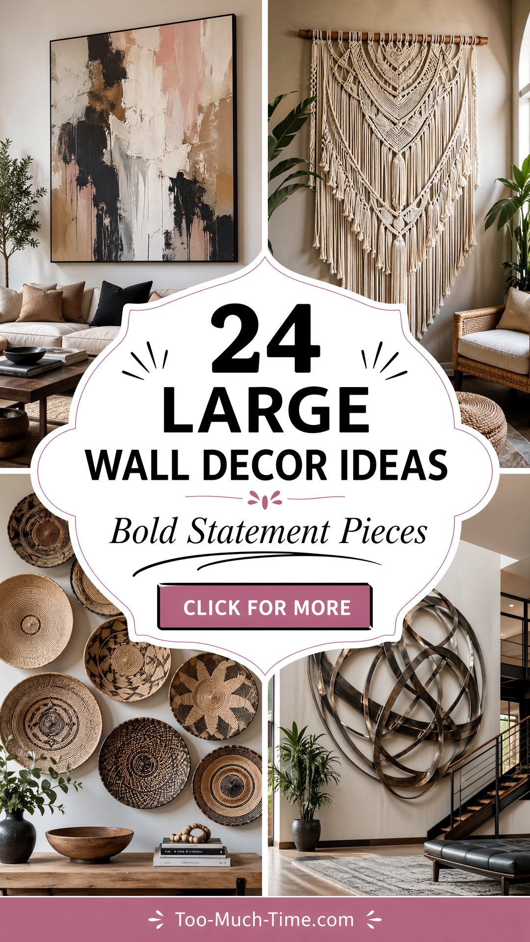 24 Large Wall Decor Ideas Bold Pieces for Any Room - 24 Large Wall Decor Ideas: Bold Pieces for Any Room