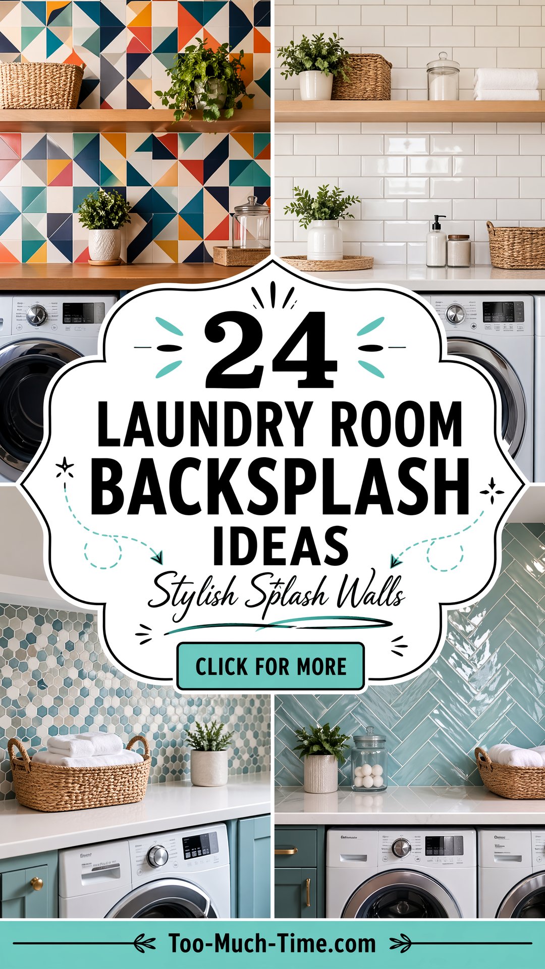 24 Laundry Room Backsplash Ideas Stylish Splash Walls - 24 Laundry Room Backsplash Ideas: Stylish Splash Walls