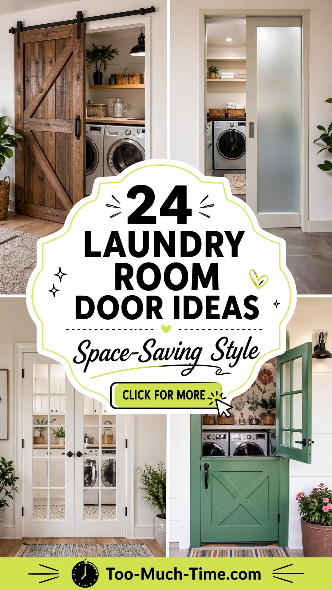 24 Laundry Room Door Ideas Space-saving Style Options - 24 Laundry Room Door Ideas: Space-saving Style Options